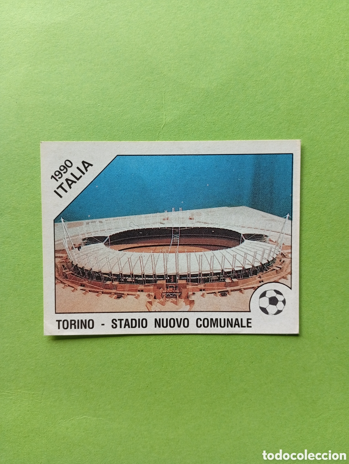 Figurine di Calcio: 1990 ITALIA 90 - N&ordm; 18 STADIO NUOVO COMUNALE, TORINO - ED. CARVAJAL / PANINI