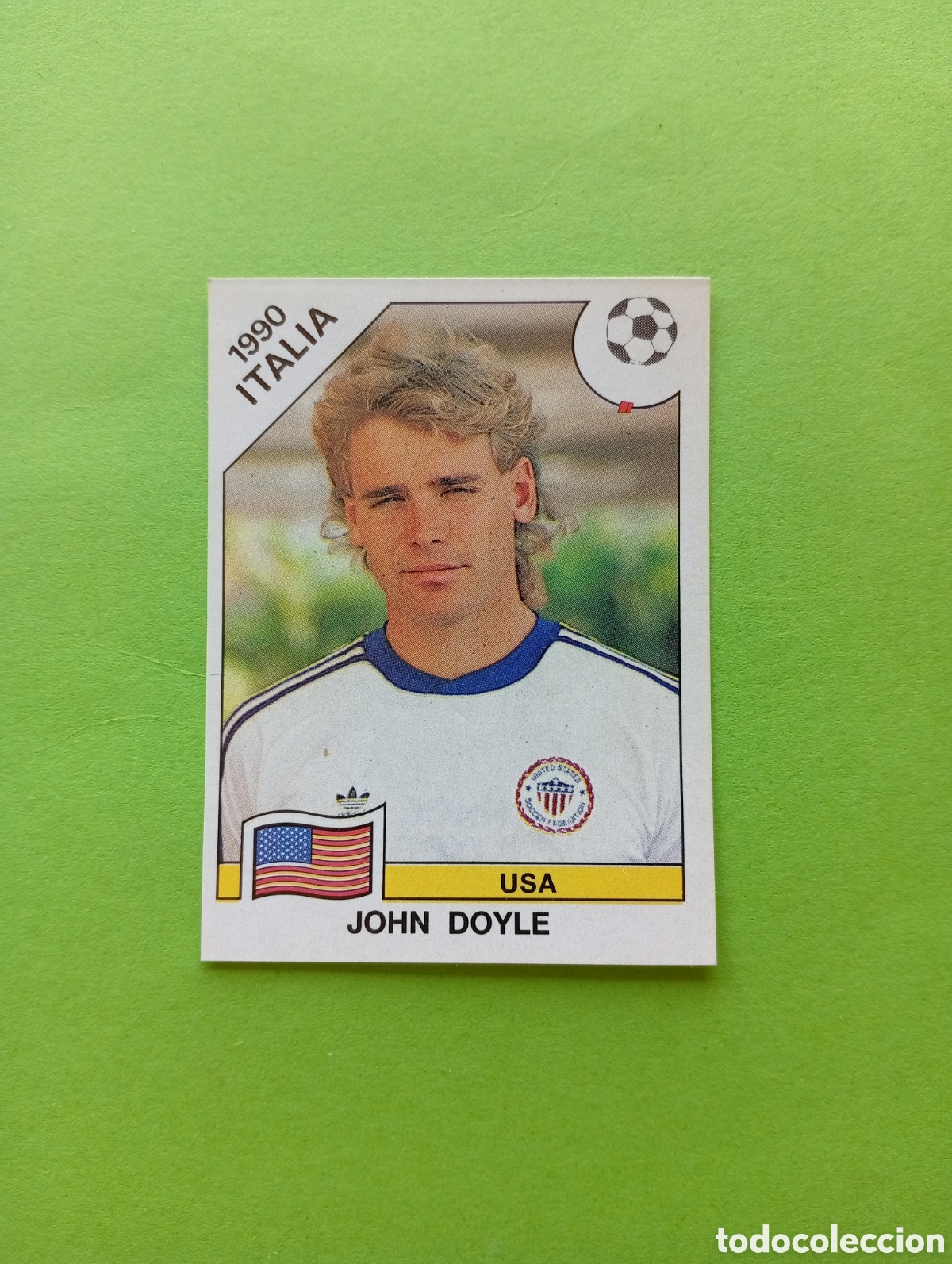 Football Stickers: 1990 ITALIA 90 - N&ordm; 103 JOHN DOYLE - USA - ED. CARVAJAL / PANINI