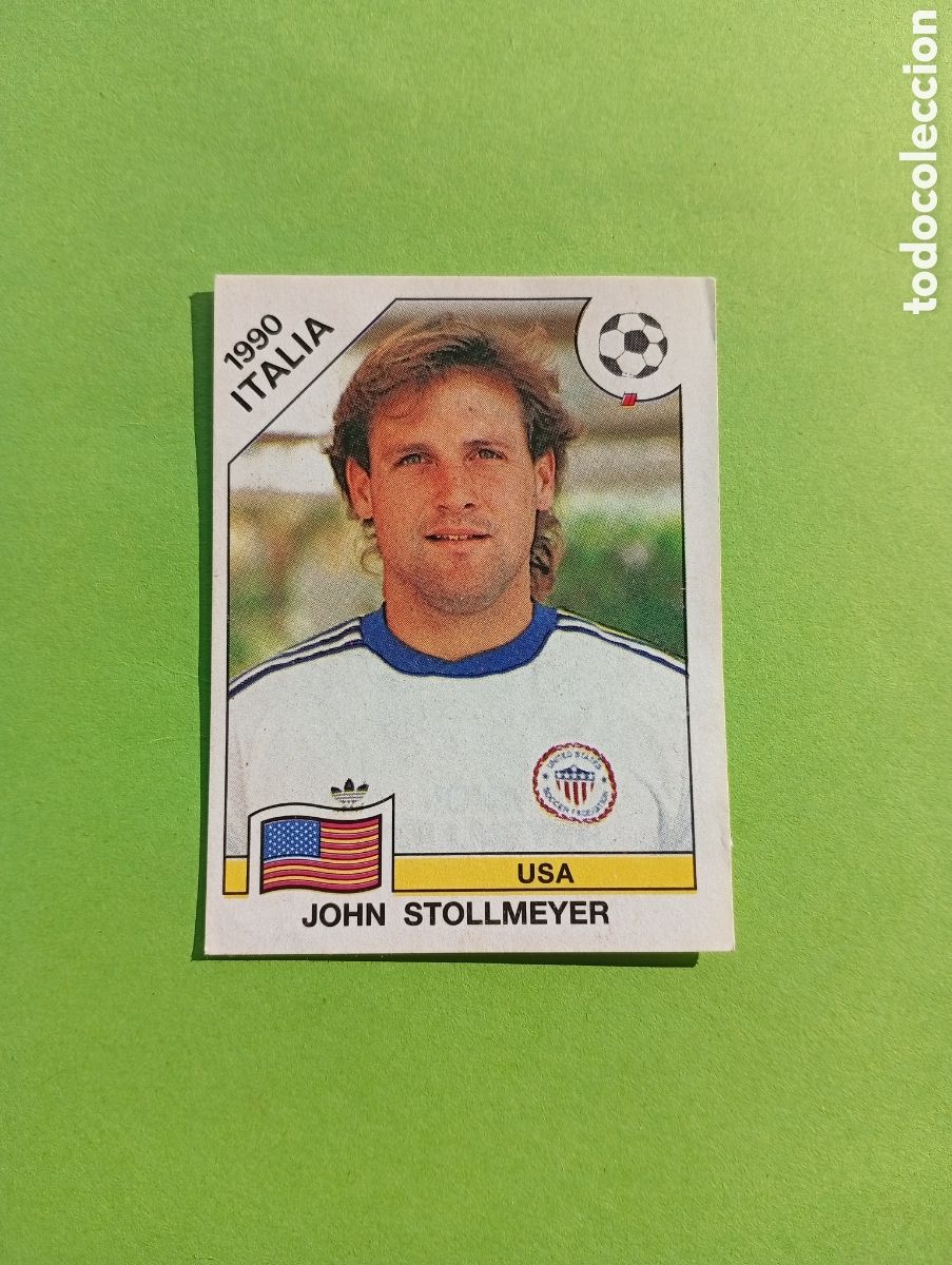 Figurine di Calcio: 1990 ITALIA 90 - N&ordm; 106 JOHN STOLLMEYER - USA - ED. CARVAJAL / PANINI