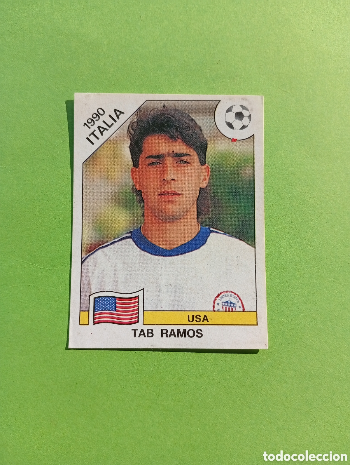 Figurine di Calcio: 1990 ITALIA 90 - N&ordm; 107 TAB RAMOS - USA - ED. CARVAJAL / PANINI