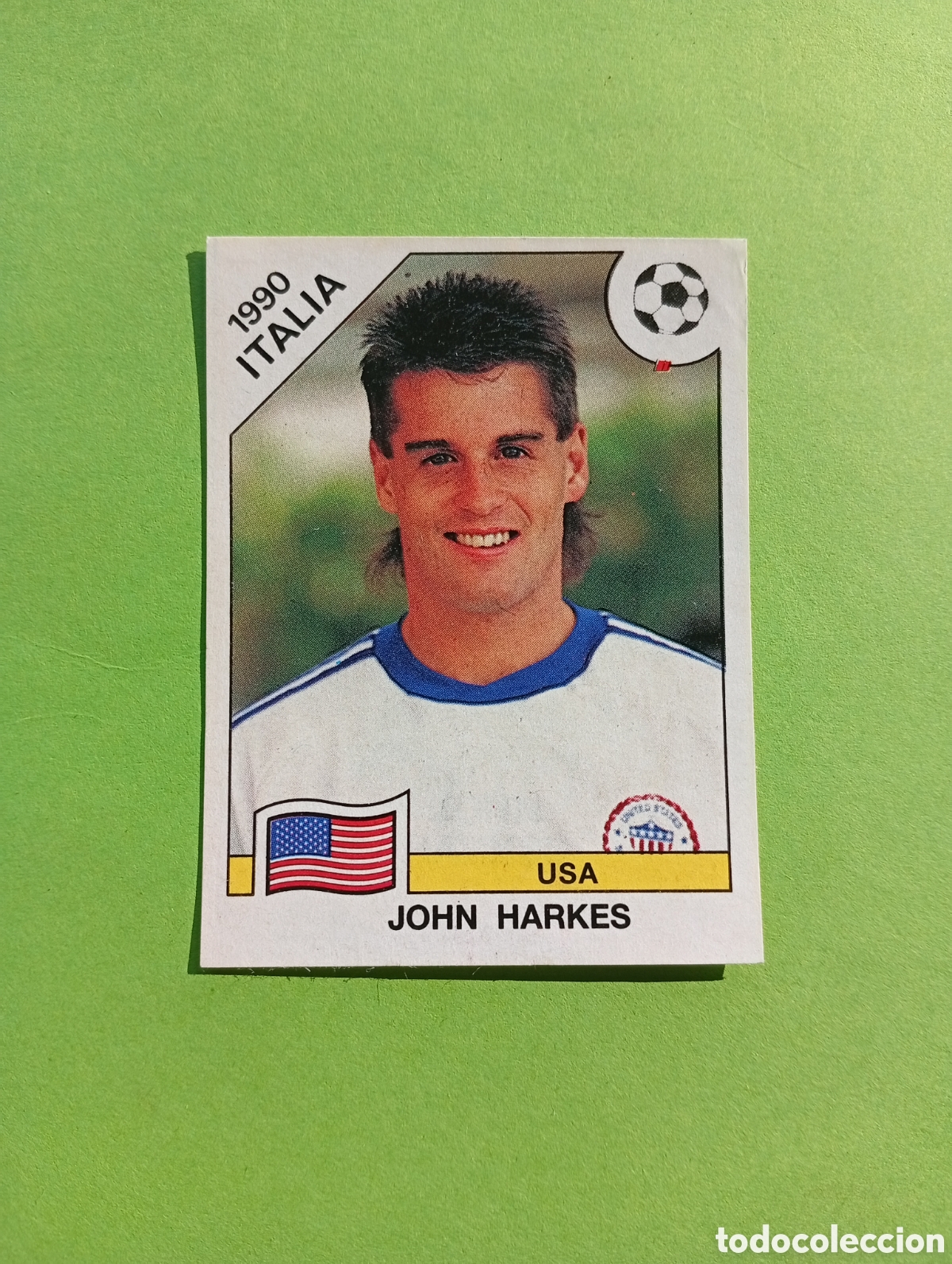 Figurine di Calcio: 1990 ITALIA 90 - N&ordm; 108 JOHN HARKES - USA - ED. CARVAJAL / PANINI