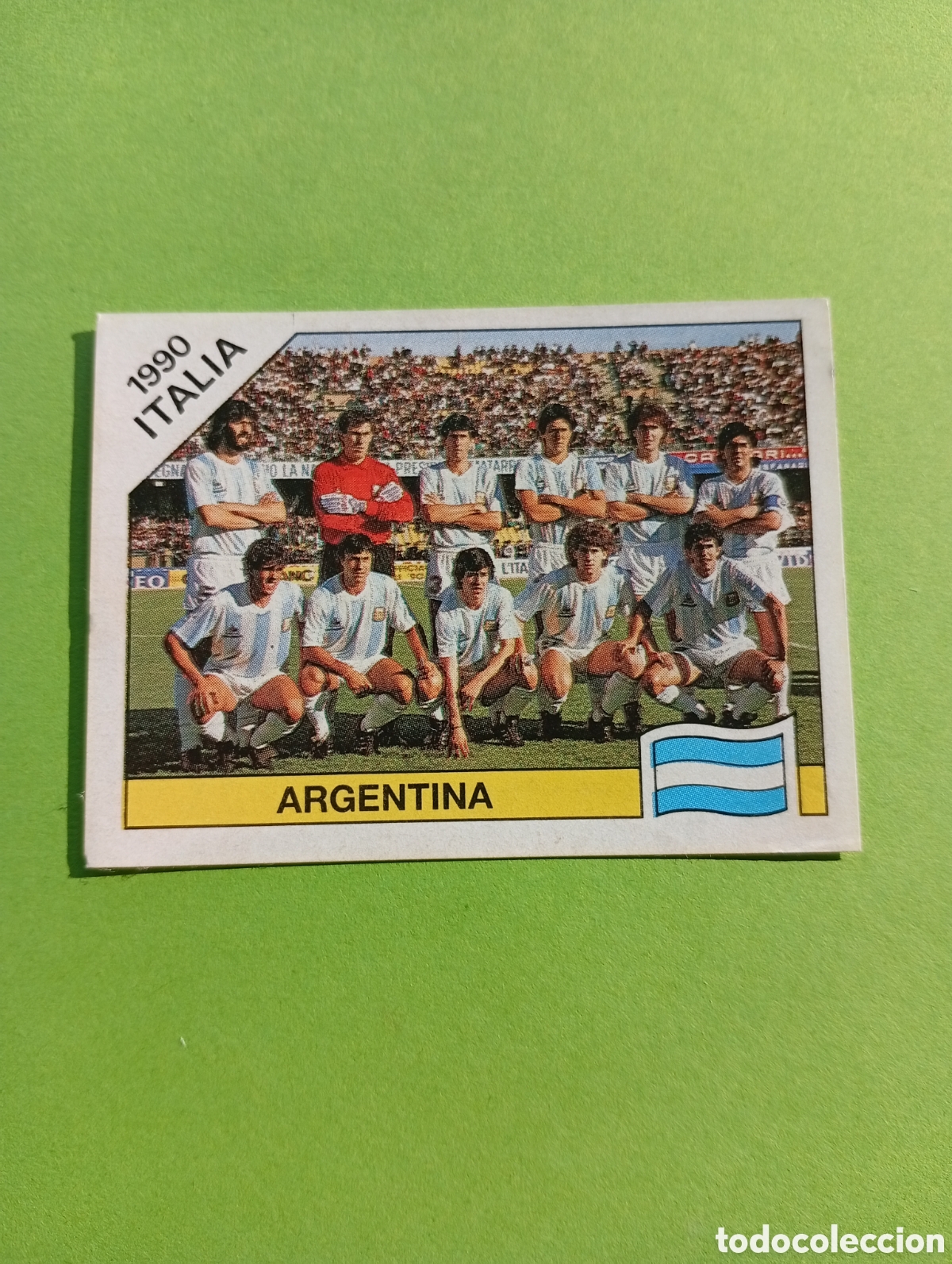 Cromos de Futebol: 1990 ITALIA 90 - N&ordm; 117 EQUIPO - ARGENTINA - ED. CARVAJAL / PANINI