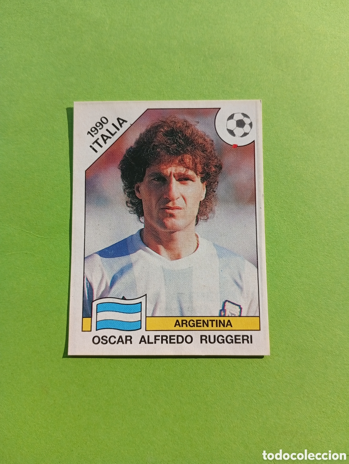 Cromos de Futebol: 1990 ITALIA 90 - N&ordm; 120 OSCAR ALFREDO RUGGERI - ARGENTINA - ED. CARVAJAL / PANINI