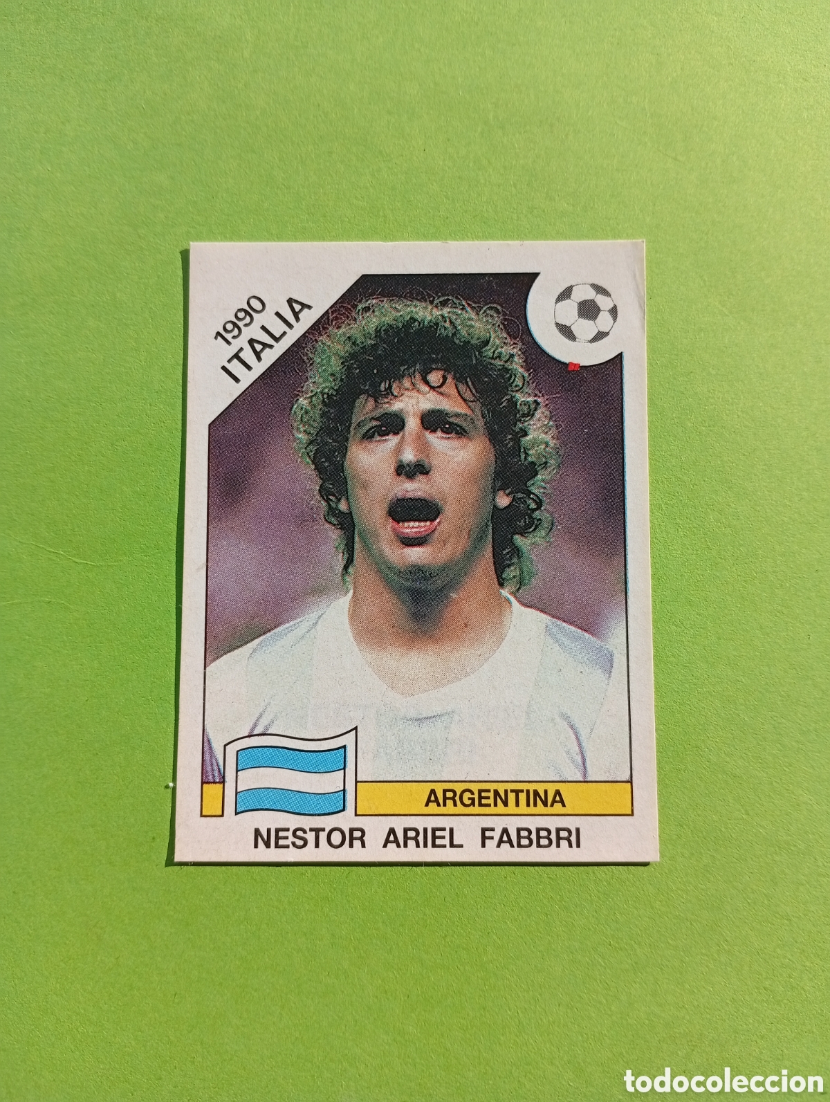 Cromos de Futebol: 1990 ITALIA 90 - N&ordm; 121 NESTOR ARIEL FABBRI - ARGENTINA - ED. CARVAJAL / PANINI