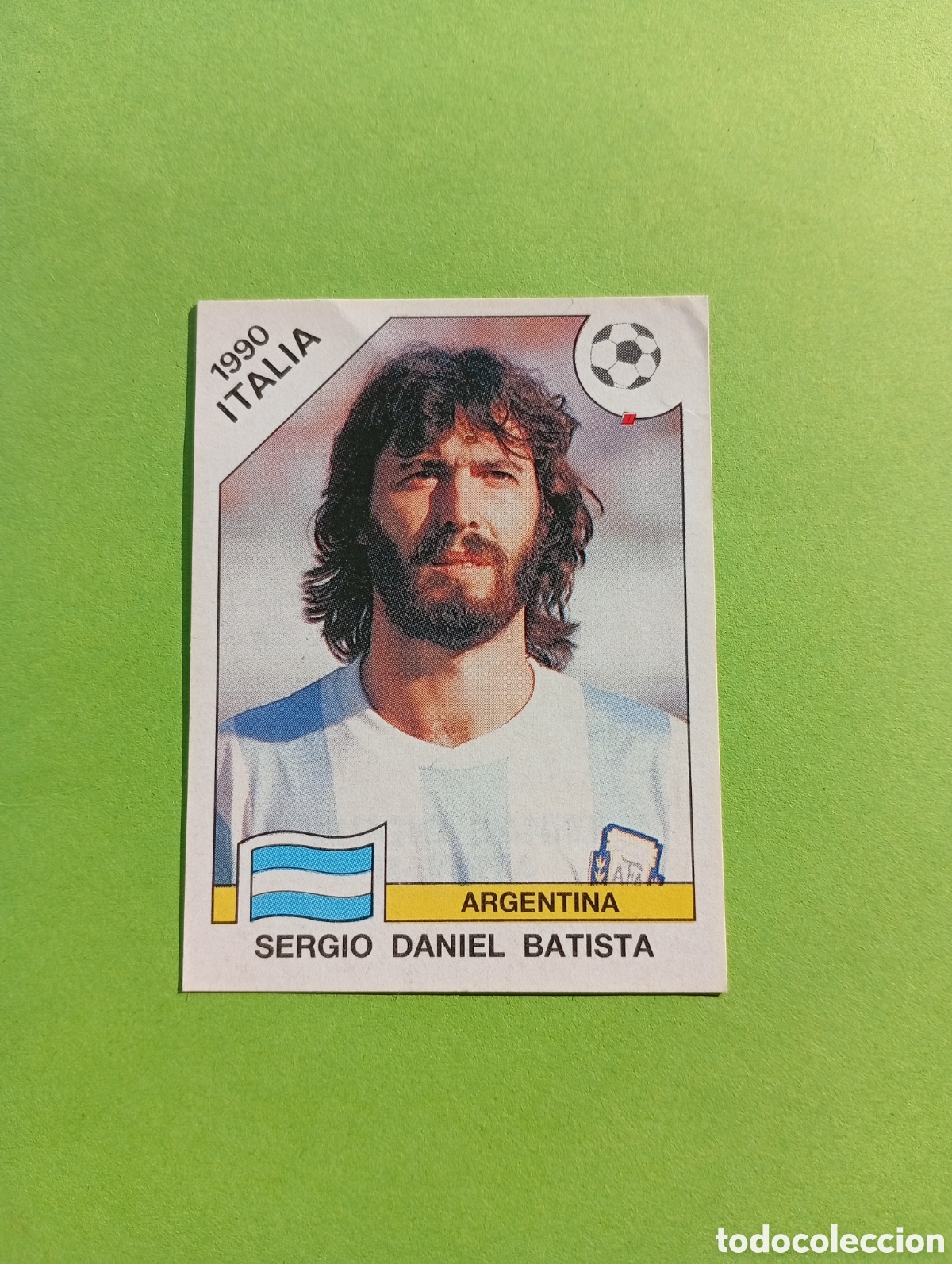 Cromos de Futebol: 1990 ITALIA 90 - N&ordm; 124 SERGIO DANIEL BATISTA - ARGENTINA - ED. CARVAJAL / PANINI