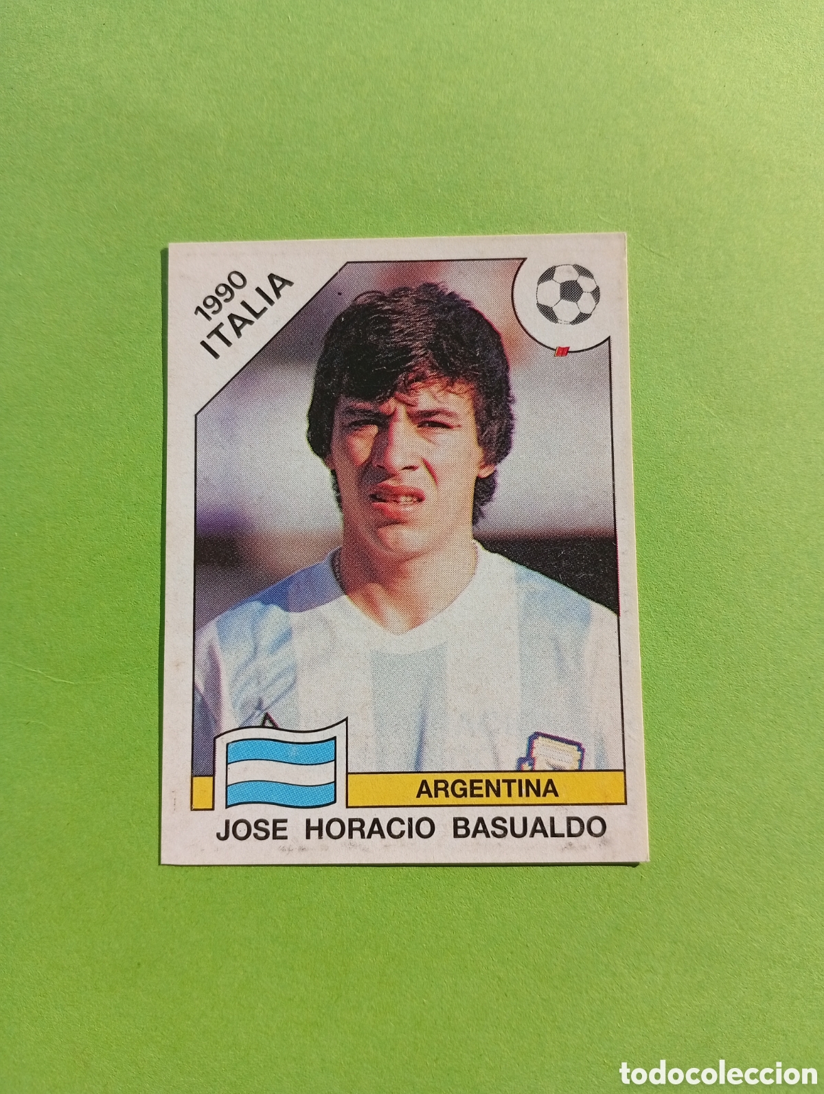 Cromos de Futebol: 1990 ITALIA 90 - N&ordm; 126 JOSE HORACIO BASUALDO - ARGENTINA - ED. CARVAJAL / PANINI
