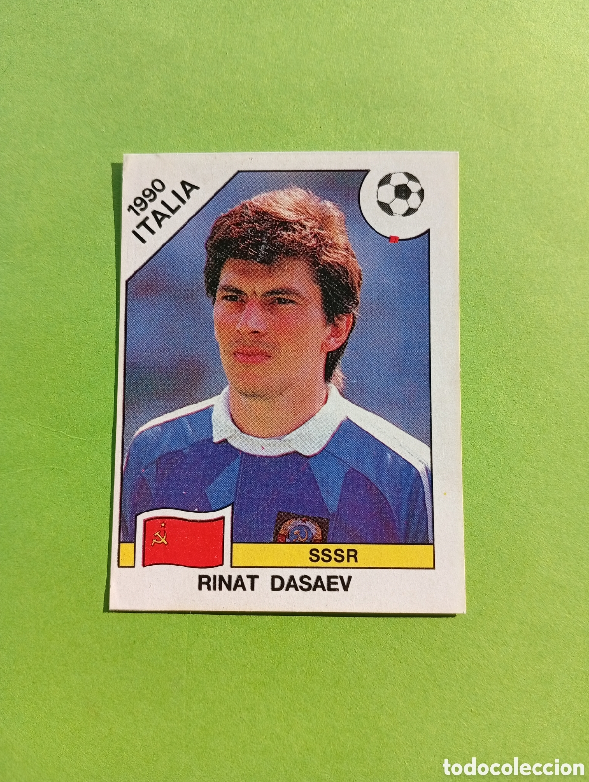 Cartes &agrave; collectionner de Football: 1990 ITALIA 90 - N&ordm; 134 RINAT DASAEV - URSS - ED. CARVAJAL / PANINI
