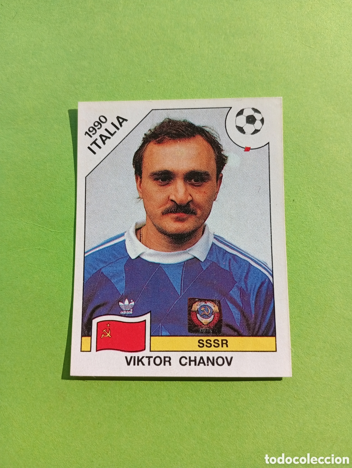 Cartes &agrave; collectionner de Football: 1990 ITALIA 90 - N&ordm; 135 VIKTOR CHANOV - URSS - ED. CARVAJAL / PANINI