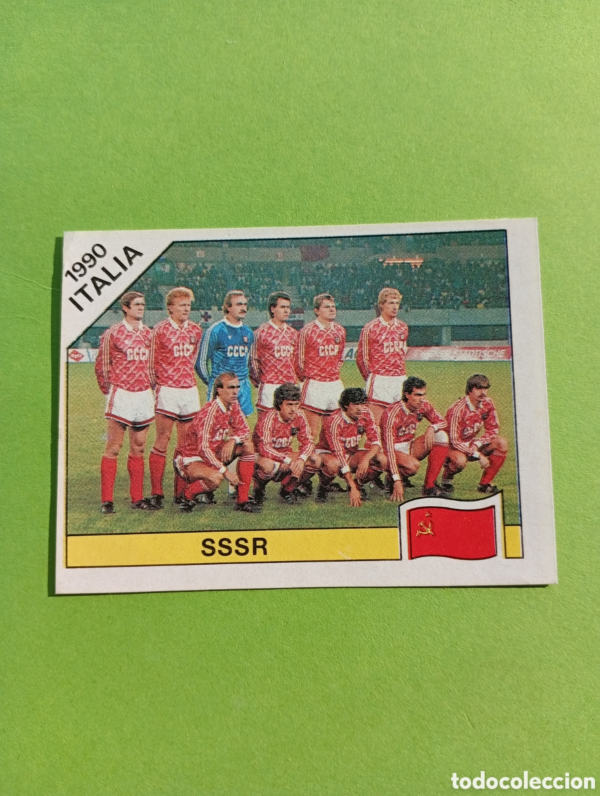 Cartes &agrave; collectionner de Football: 1990 ITALIA 90 - N&ordm; 136 EQUIPO - URSS - ED. CARVAJAL / PANINI