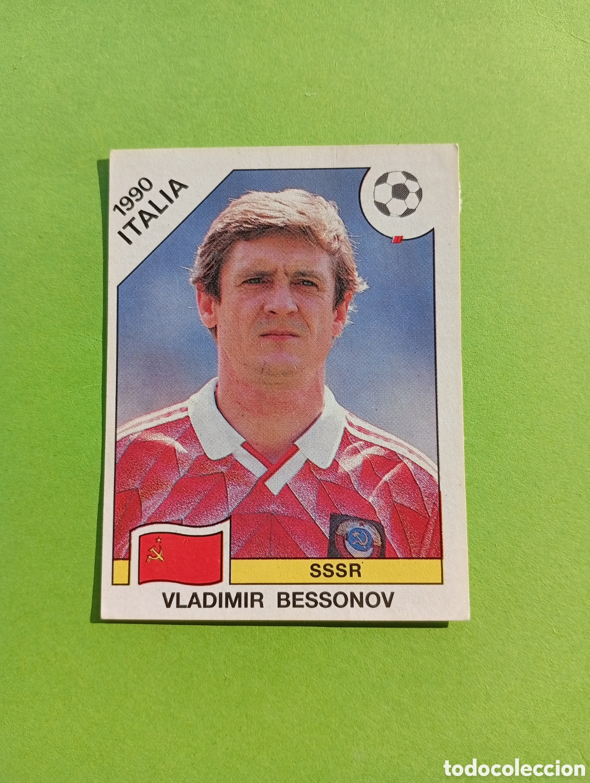 Fu&szlig;ball-Sticker: 1990 ITALIA 90 - N&ordm; 137 VLADIMIR BESSONOV - URSS - ED. CARVAJAL / PANINI