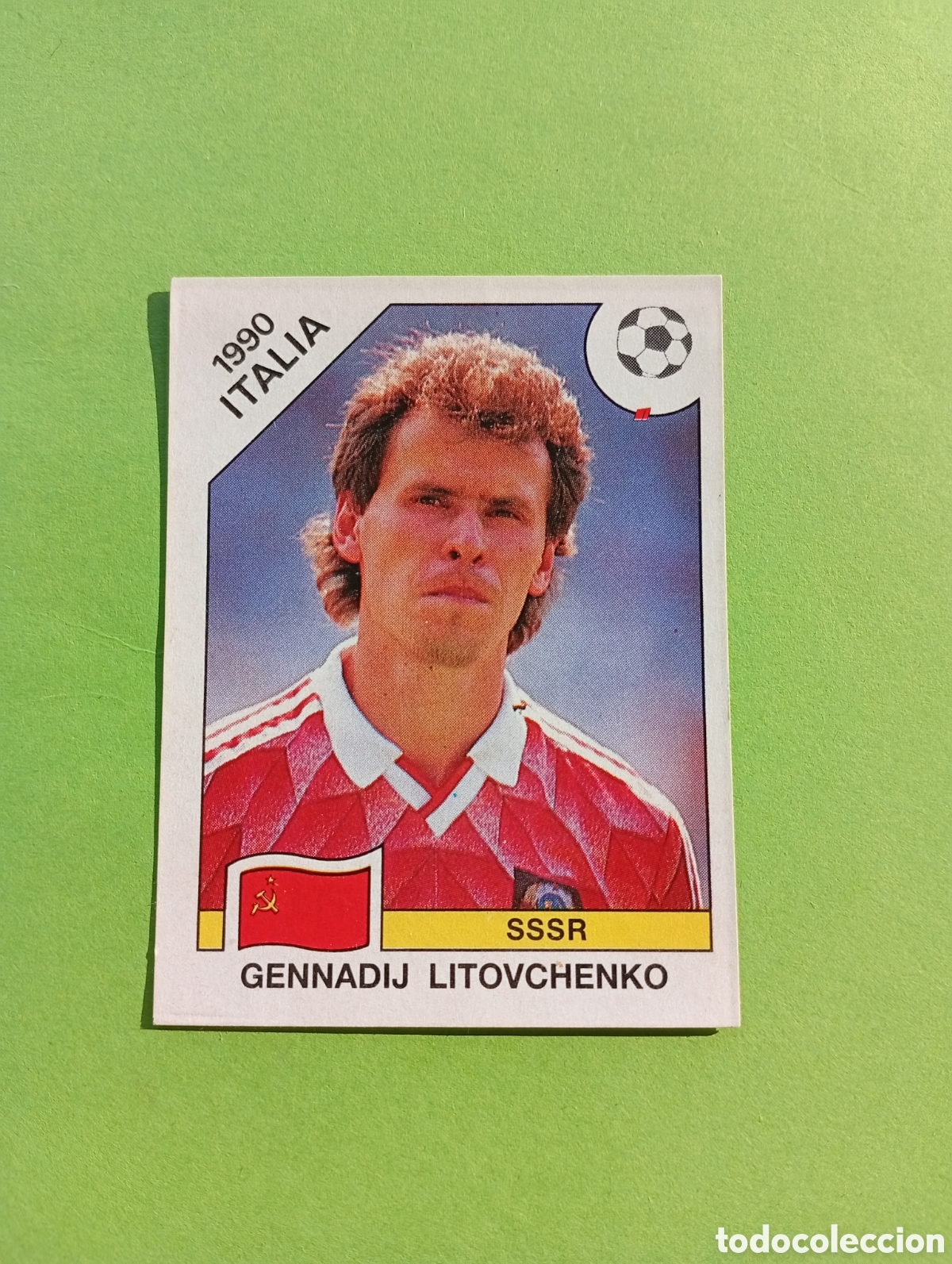 Cromos de f&uacute;tbol: 1990 ITALIA 90 - N&ordm; 146 GENNADIJ LITOVCHENKO - URSS - ED. CARVAJAL / PANINI