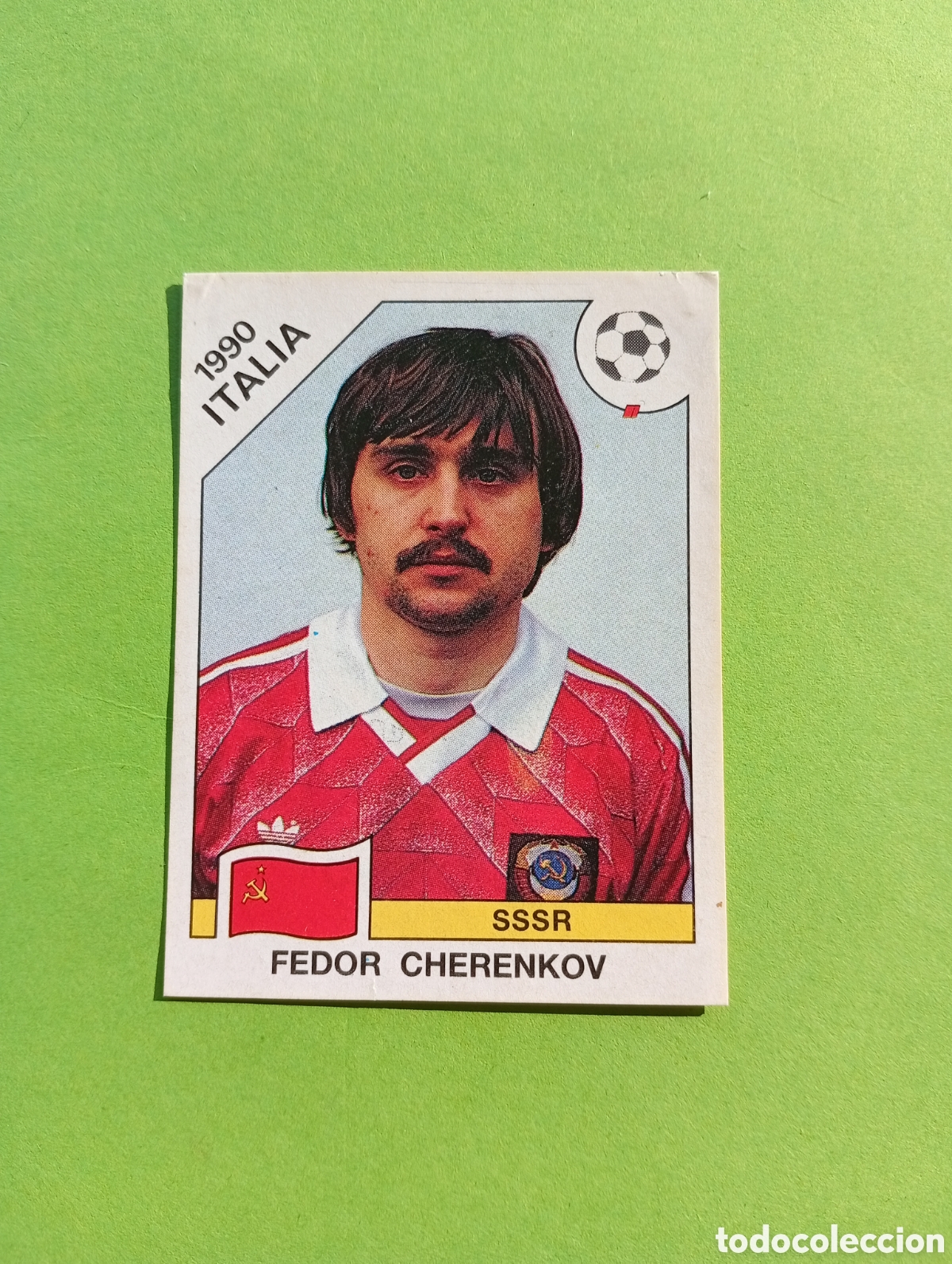 Figurine di Calcio: 1990 ITALIA 90 - N&ordm; 148 FEDOR CHERENKOV - URSS - ED. CARVAJAL / PANINI
