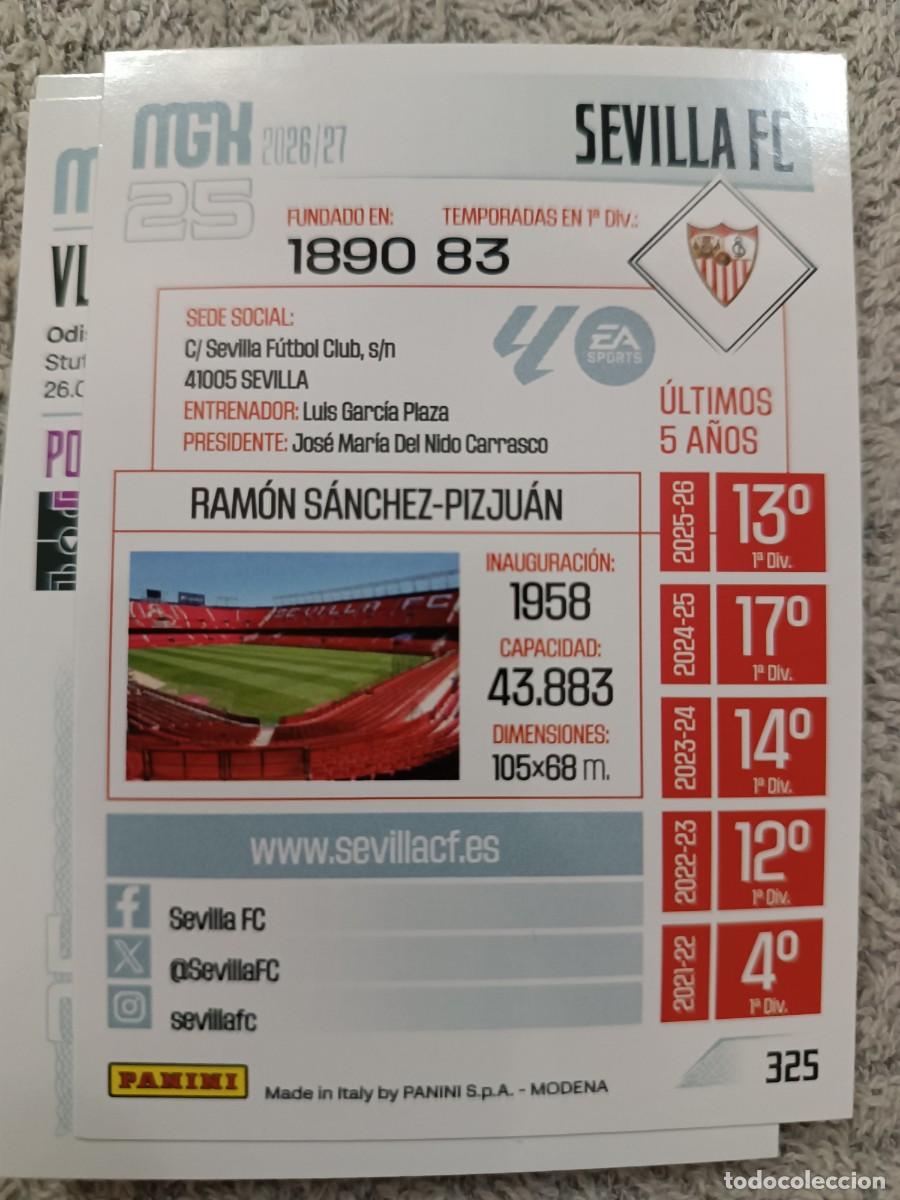 Cromos de f&uacute;tbol: MEGACRACKS 2025-2026 325