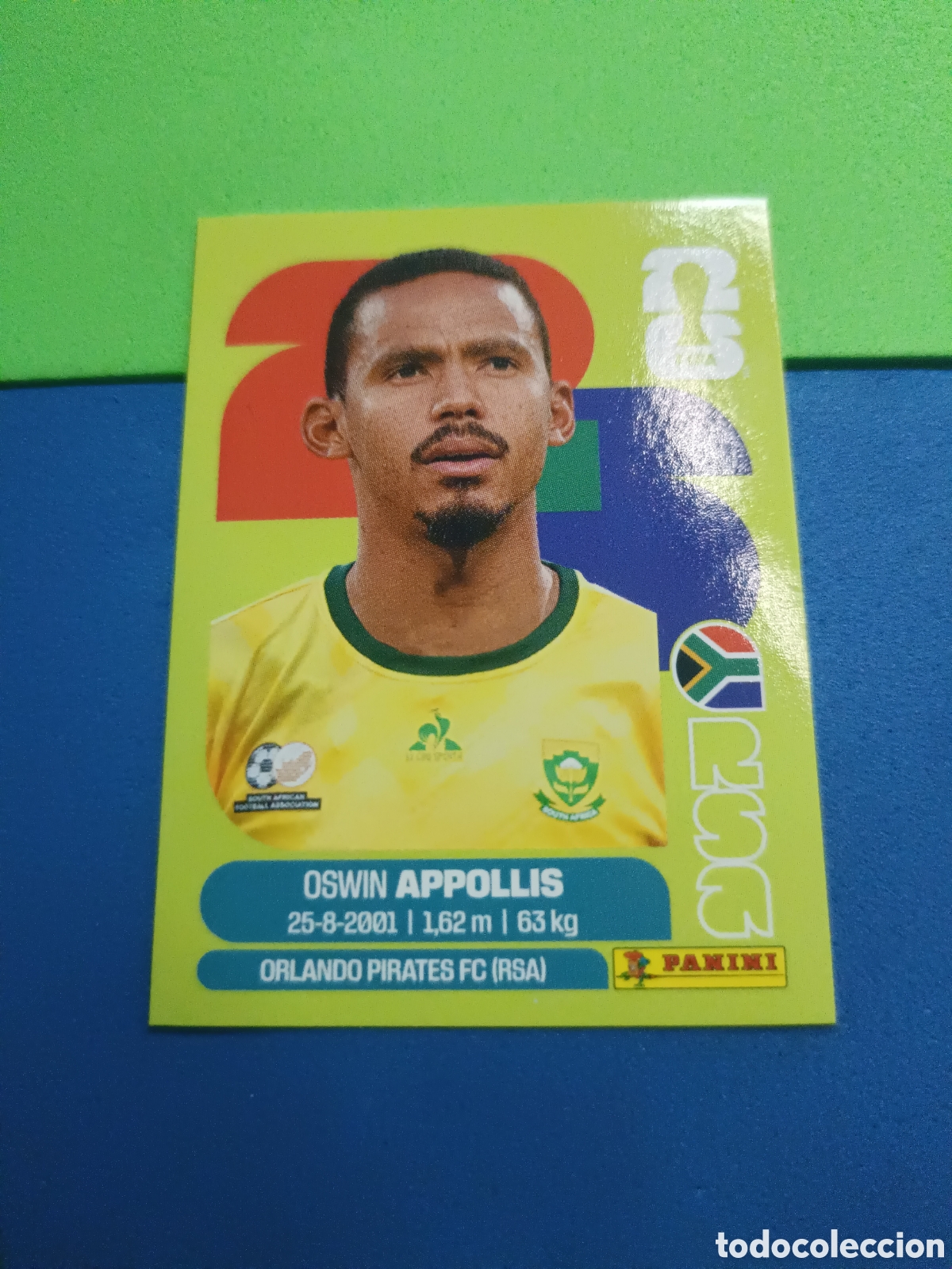 Cromos de f&uacute;tbol: Panini United Edition Mundial Fifa World cup 2026 26 sticker - RSA 20 Appollis