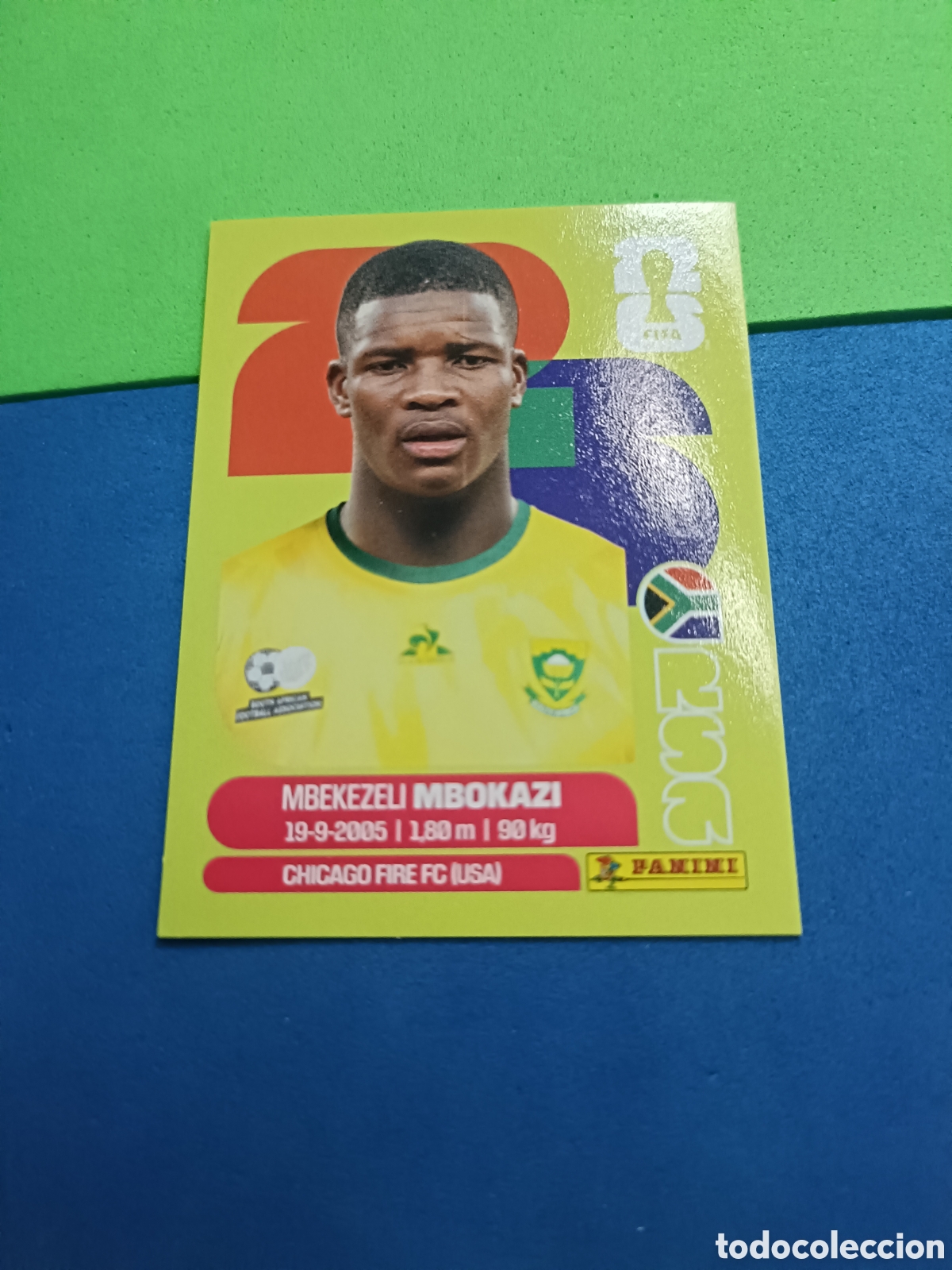 Cromos de f&uacute;tbol: Panini United Edition Mundial Fifa World cup 2026 26 sticker - RSA 6 Mbokazi