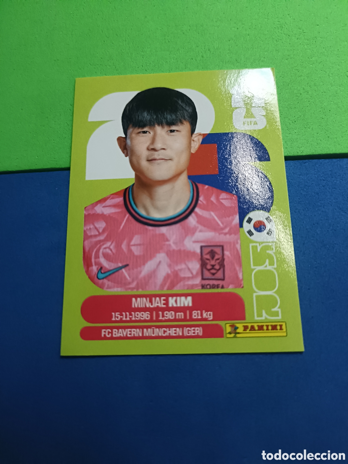 Cromos de f&uacute;tbol: Panini United Edition Mundial Fifa World cup 2026 26 sticker - KOR 4 Minjae kim