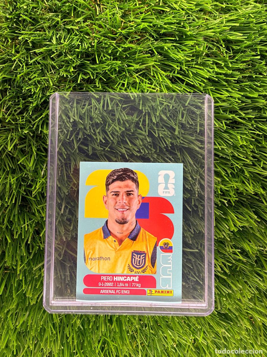 Cromos de f&uacute;tbol: N&ordm; ECU4 Piero Hincapi&eacute; Ecuador Mundial 2026 Stickers
