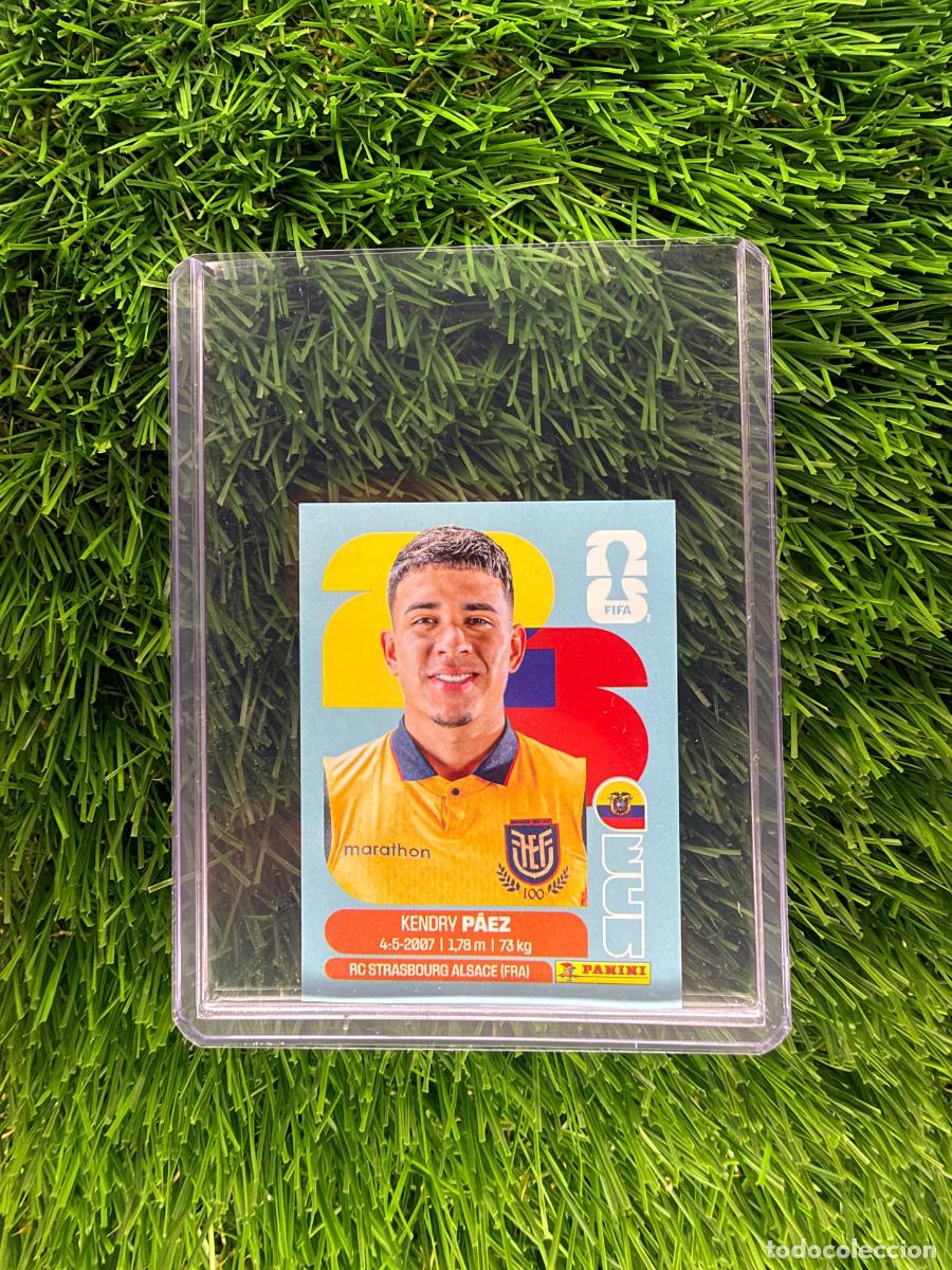 Cromos de f&uacute;tbol: N&ordm; ECU11 Kendry P&aacute;ez Ecuador Mundial 2026 Stickers