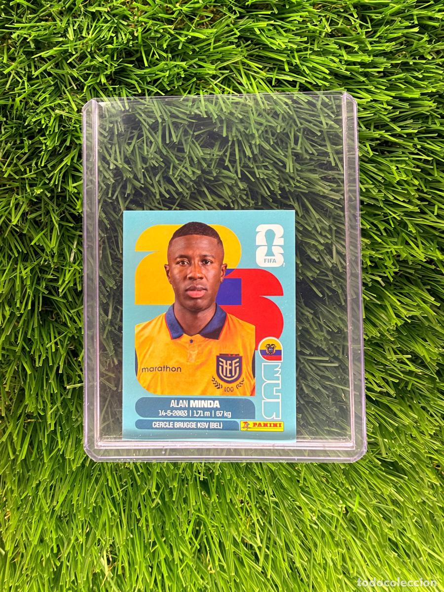 Cromos de f&uacute;tbol: N&ordm; ECU18 Alan Minda Ecuador Mundial 2026 Stickers