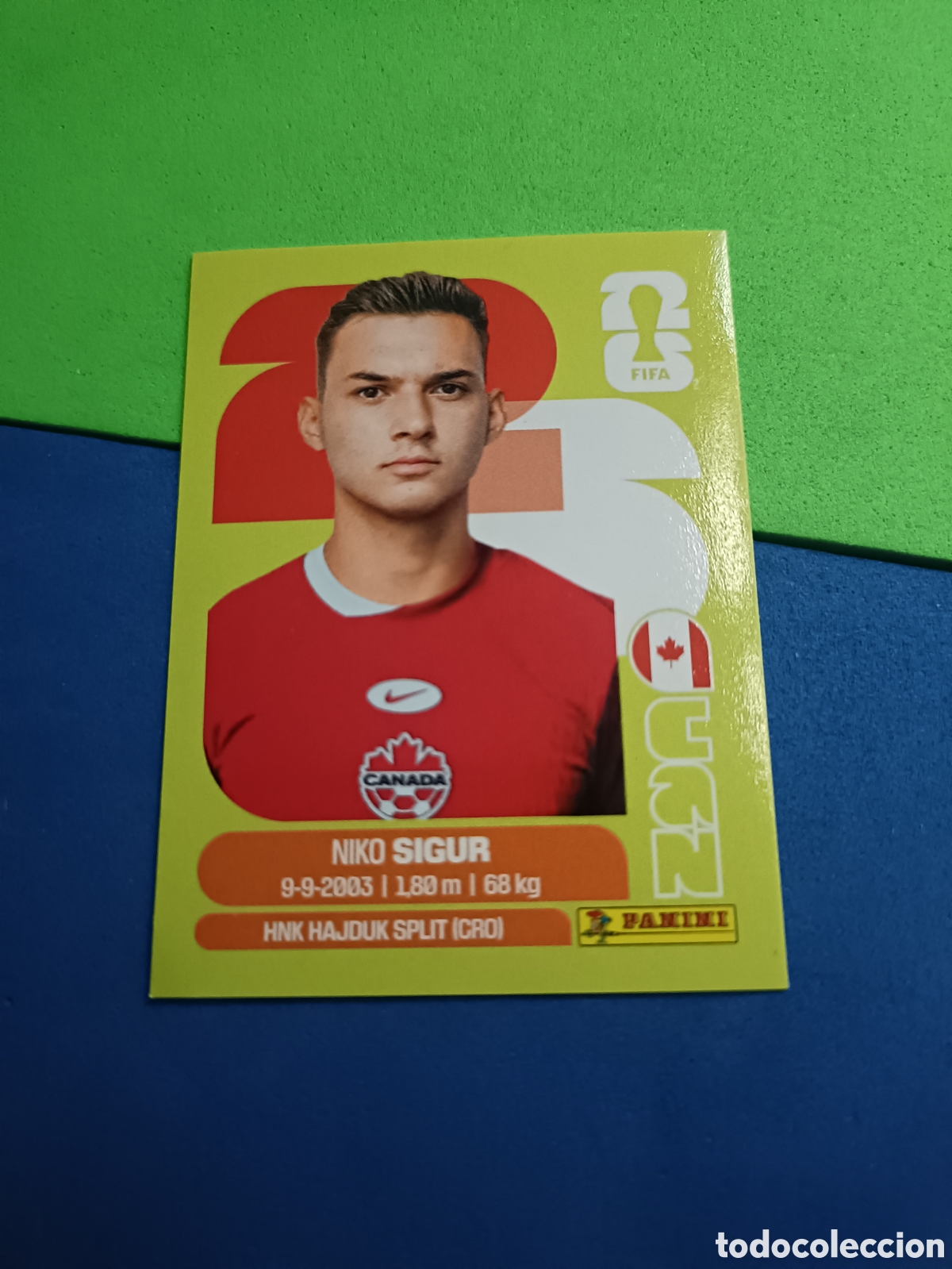 Cromos de f&uacute;tbol: Panini United Edition Mundial Fifa World cup 2026 26 sticker - CAN 16 Sigur