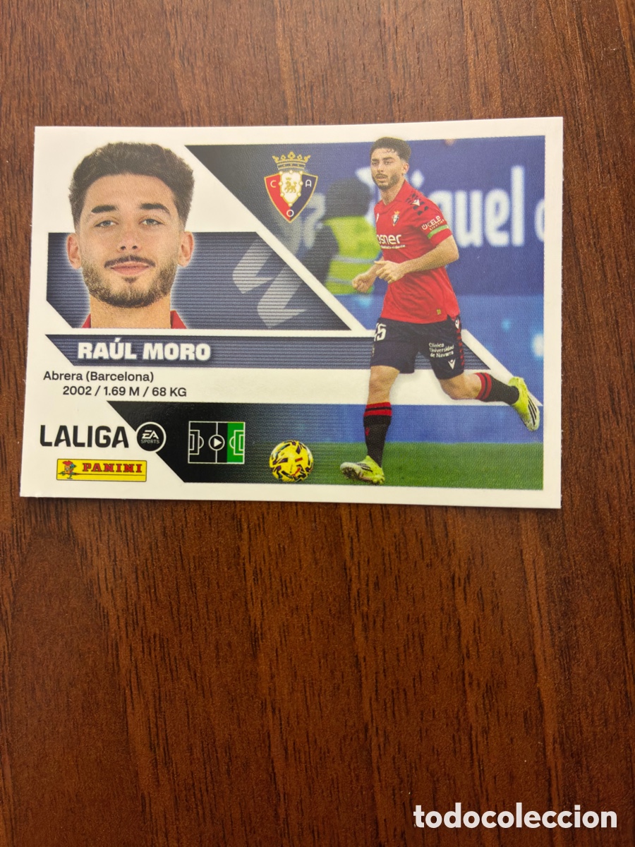 Cromos de f&uacute;tbol: Cromo Ra&uacute;l Moro, N&ordm; 17, CA Osasuna, Liga EA Sports 2026-27 (Panini / Colecciones Este) - Nuevo