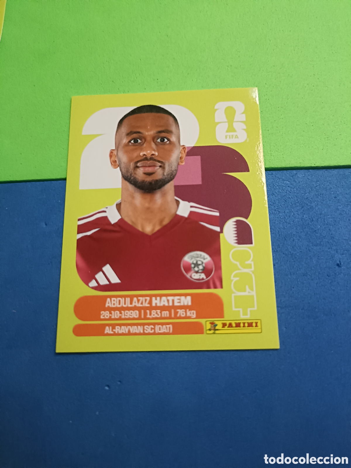 Cromos de f&uacute;tbol: Panini United Edition Mundial Fifa World cup 2026 26 sticker - QAT 15 Hatem