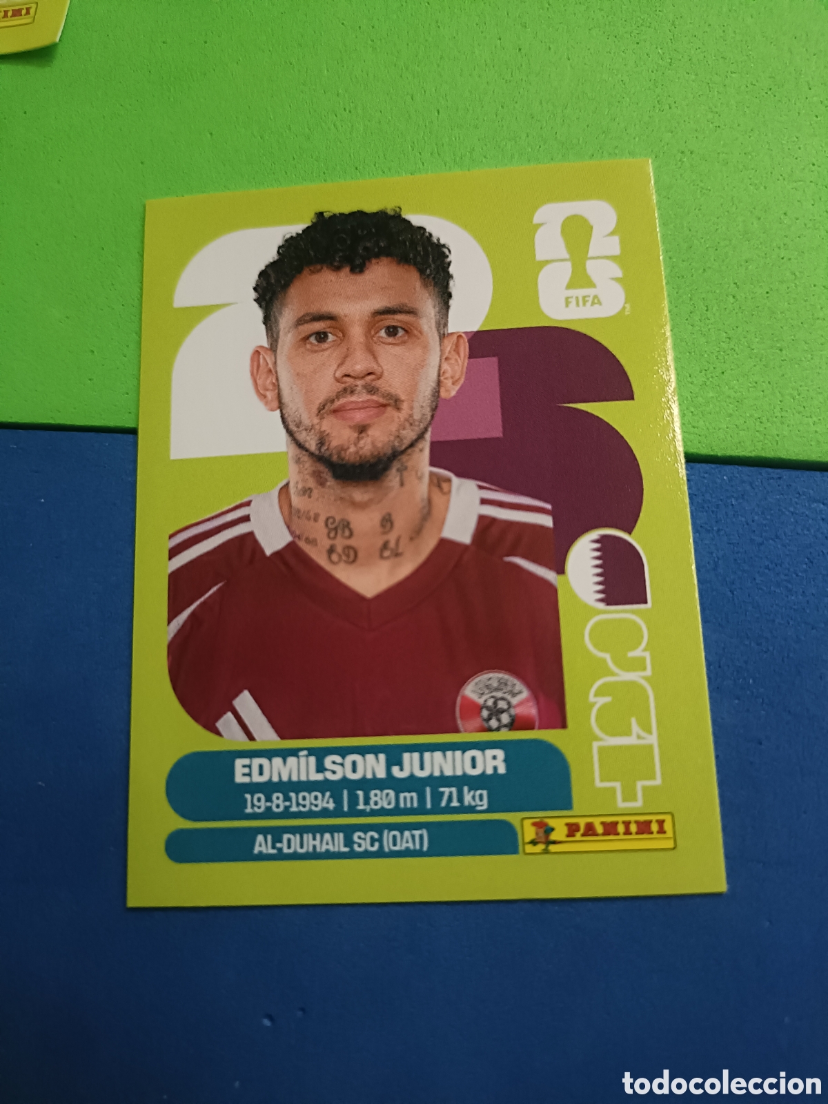 Cromos de f&uacute;tbol: Panini United Edition Mundial Fifa World cup 2026 26 sticker - QAT 17 Edmilson Junior