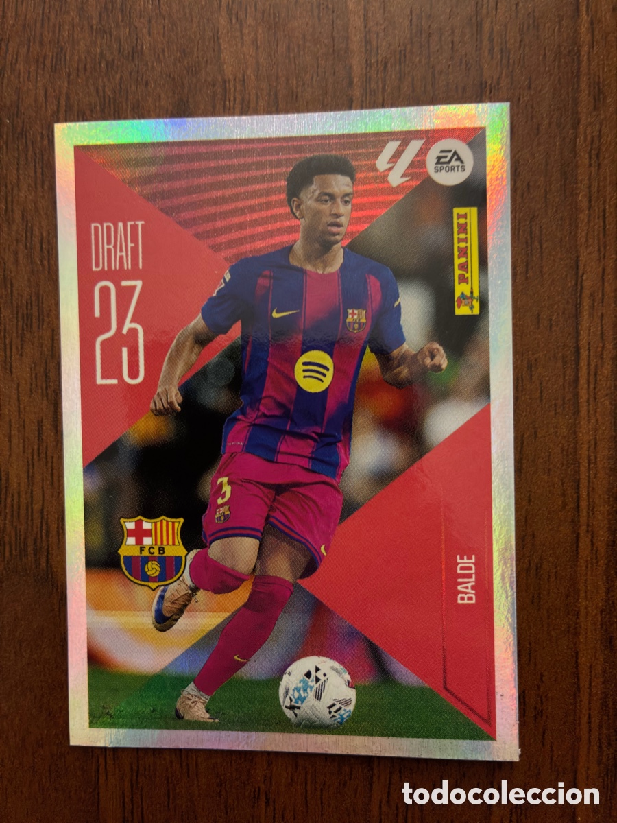 Cromos de f&uacute;tbol: Cromo Balde (Draft 23), N&ordm; 2, FC Barcelona, Liga EA Sports 2026-27 (Colecciones Este) - Nuevo