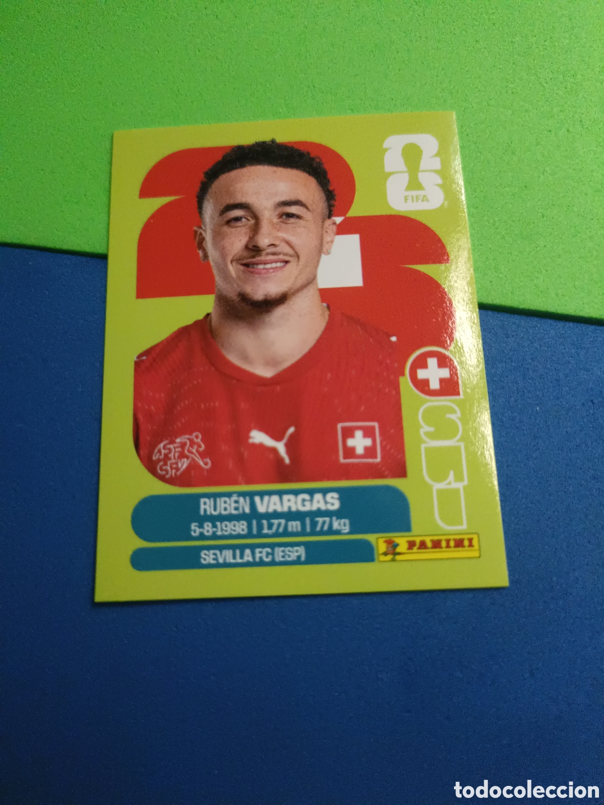 Cromos de f&uacute;tbol: Panini United Edition Mundial Fifa World cup 2026 26 sticker - SUI 18 Vargas