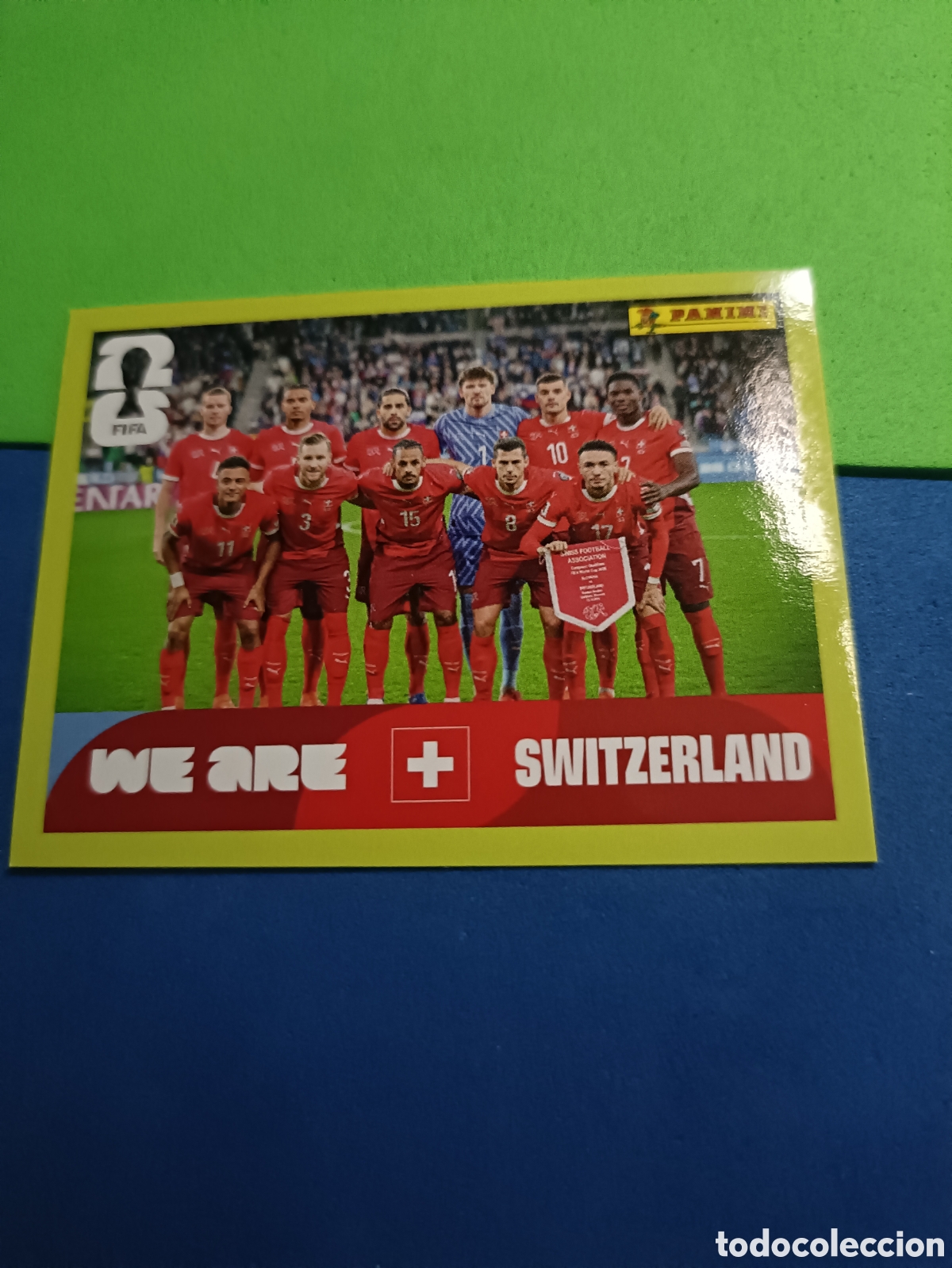 Cromos de f&uacute;tbol: Panini United Edition Mundial Fifa World cup 2026 26 sticker - SUI 13 Equipo Suiza