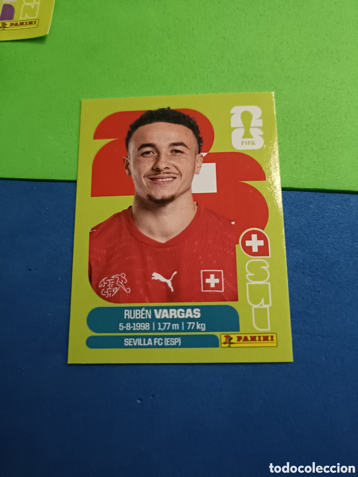 Cromos de f&uacute;tbol: Panini United Edition Mundial Fifa World cup 2026 26 sticker - SUI 18 Vargas