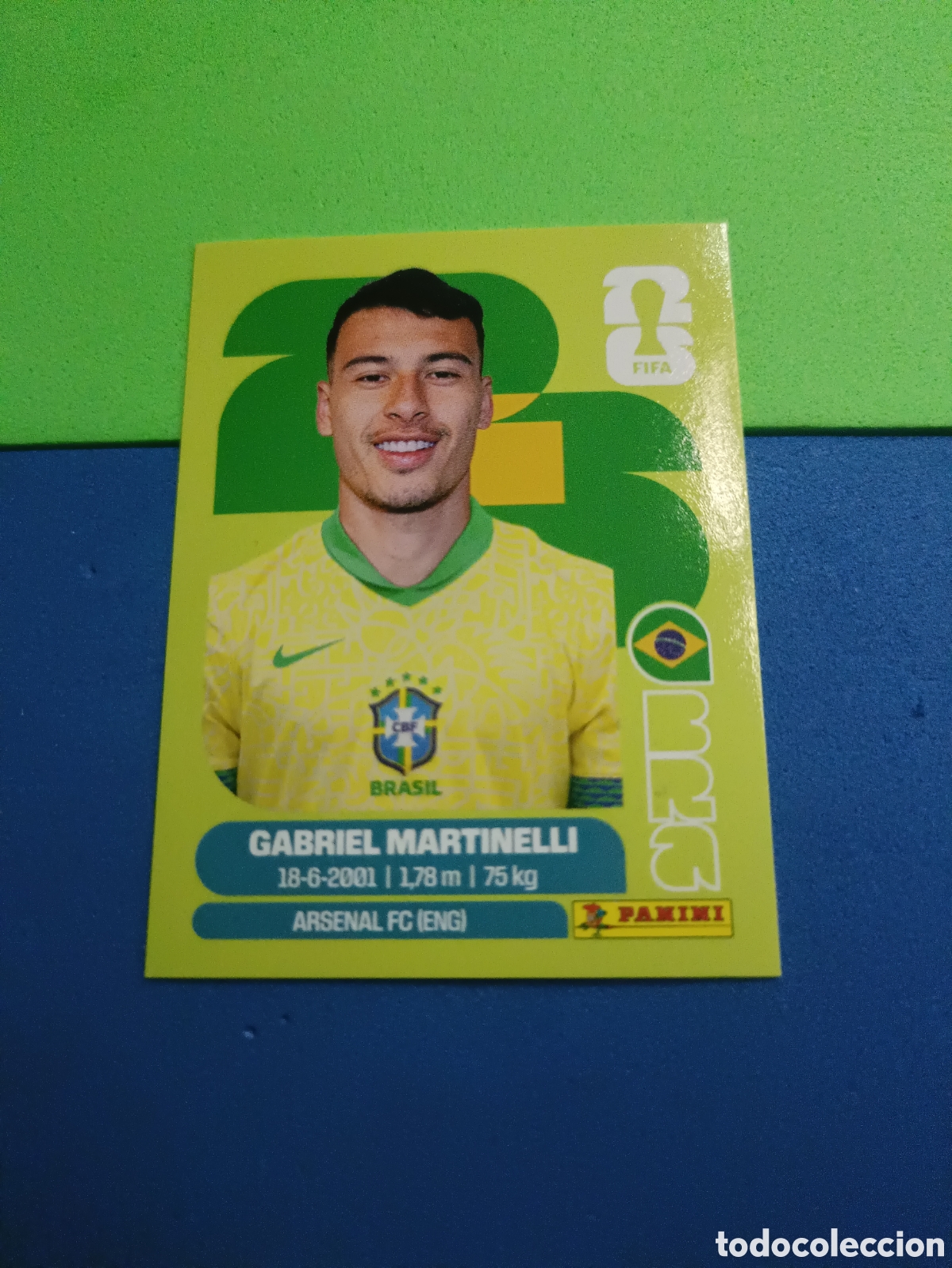 Cromos de f&uacute;tbol: Panini United Edition Mundial Fifa World cup 2026 26 sticker - BRA 18 Martinelli