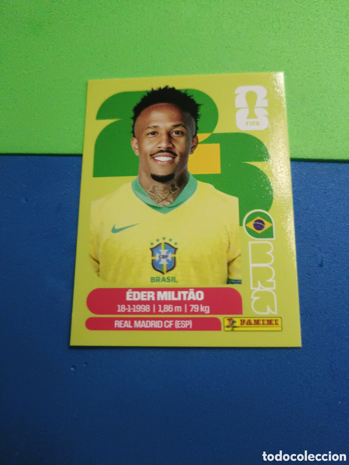 Cromos de f&uacute;tbol: Panini United Edition Mundial Fifa World cup 2026 26 sticker - BRA 5 Militao