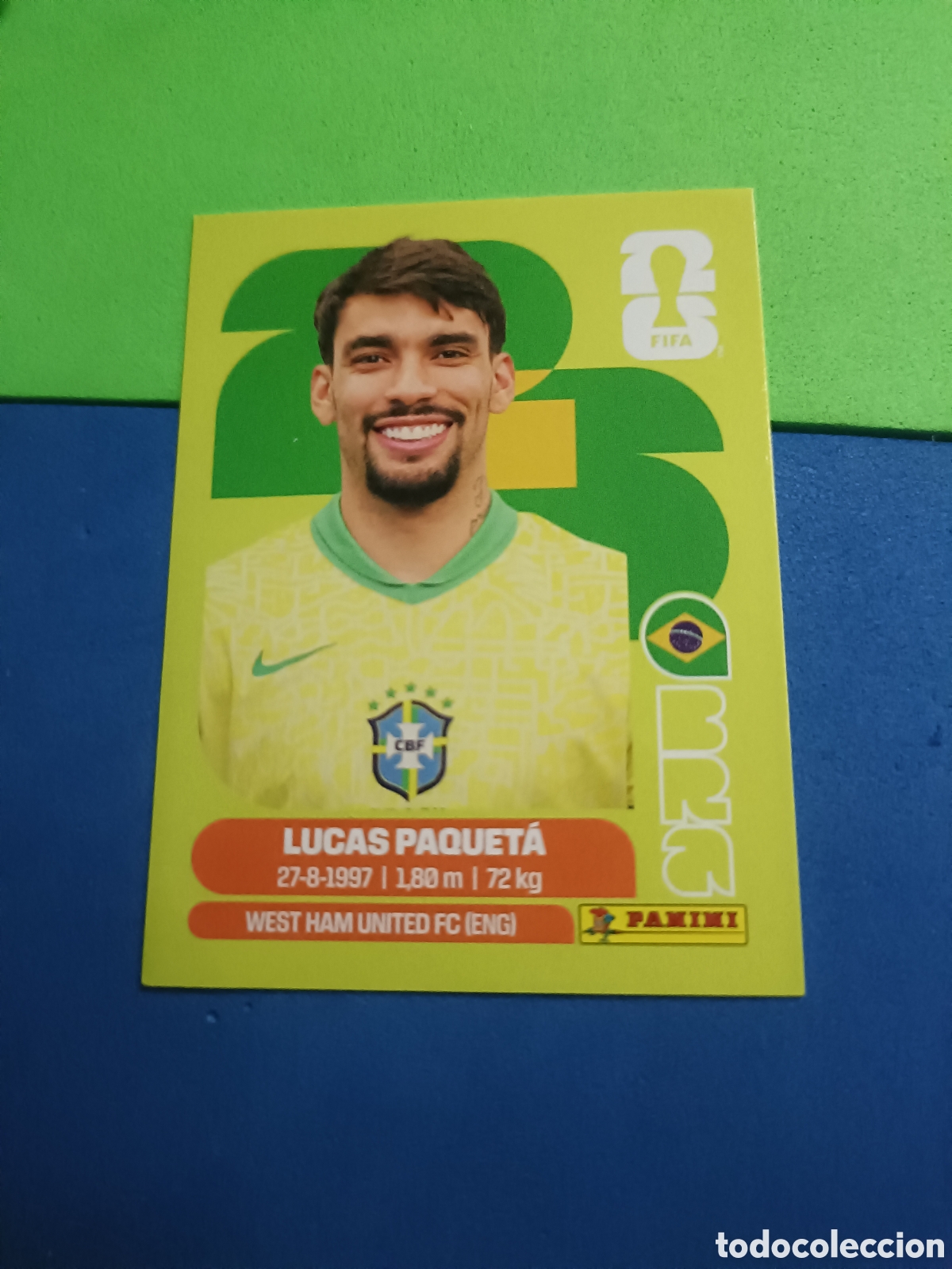Cromos de f&uacute;tbol: Panini United Edition Mundial Fifa World cup 2026 26 sticker - BRA 9 Paqueta