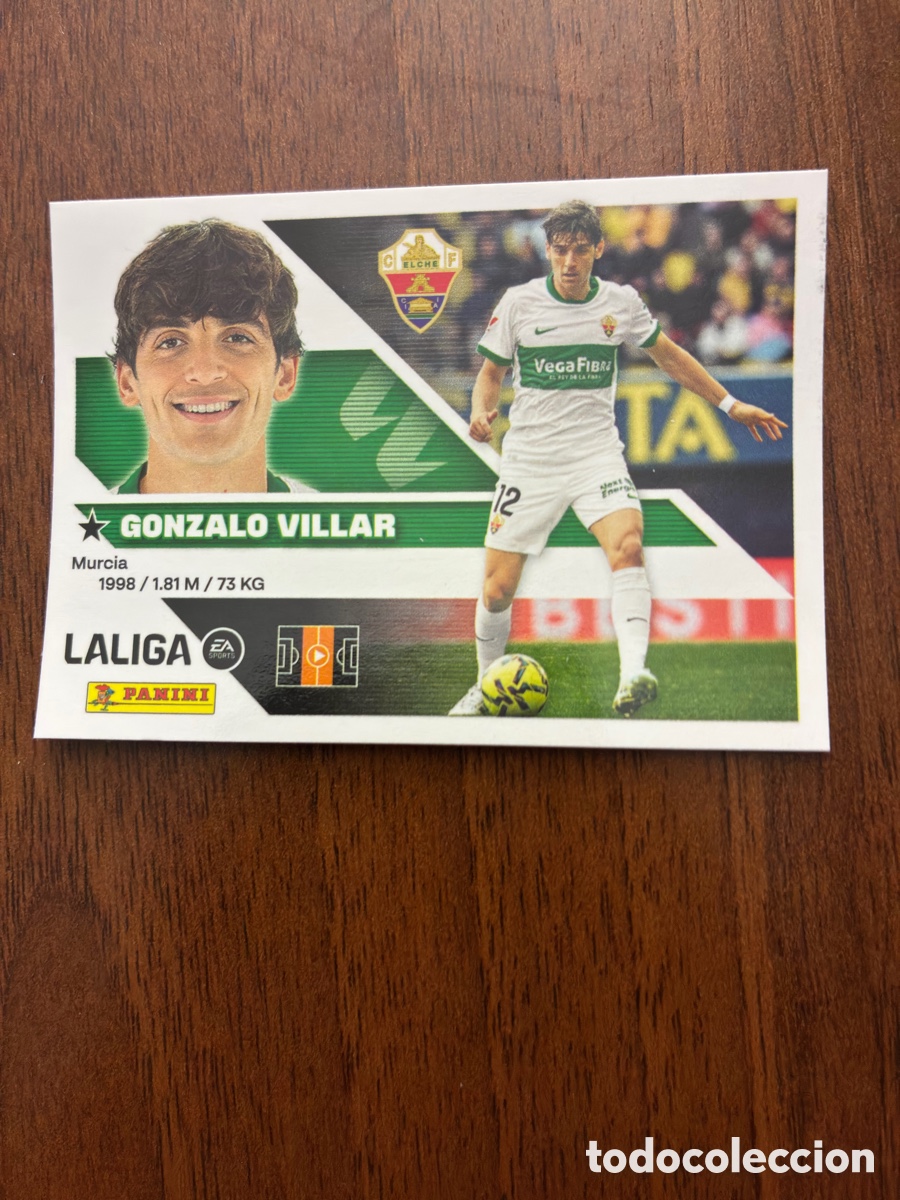 Cromos de f&uacute;tbol: Cromo Gonzalo Villar, N&ordm; 12, Elche CF, Liga EA Sports 2026-27 (Panini / Colecciones Este) - Nuevo