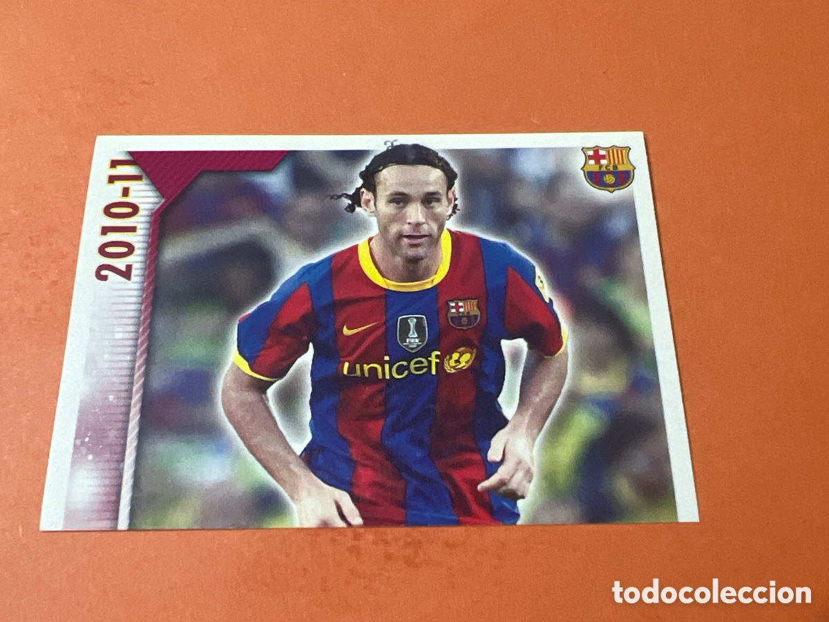 Cromos de f&uacute;tbol: C4492. CROMOS COLECCI&Oacute;N OFICIAL FC. BARCELONA TEMPORADA 2010 2011 N&ordm; 45 DE PANINI