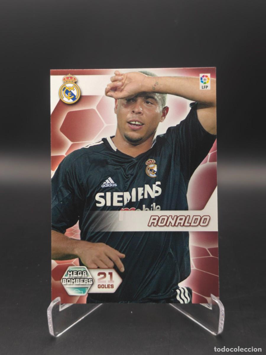 Cromos de Futebol: Ronaldo Nazario Mega Bombers 21 goles - Panini Megacracks 2005/06 Real Madrid