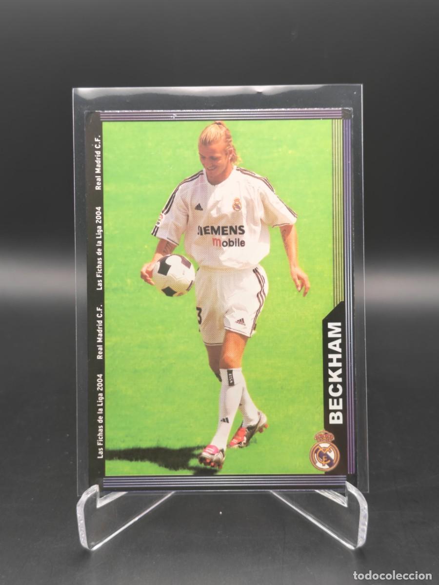 Figurine di Calcio: David Beckham Mundicromo Liga 2004 #19 Real Madrid