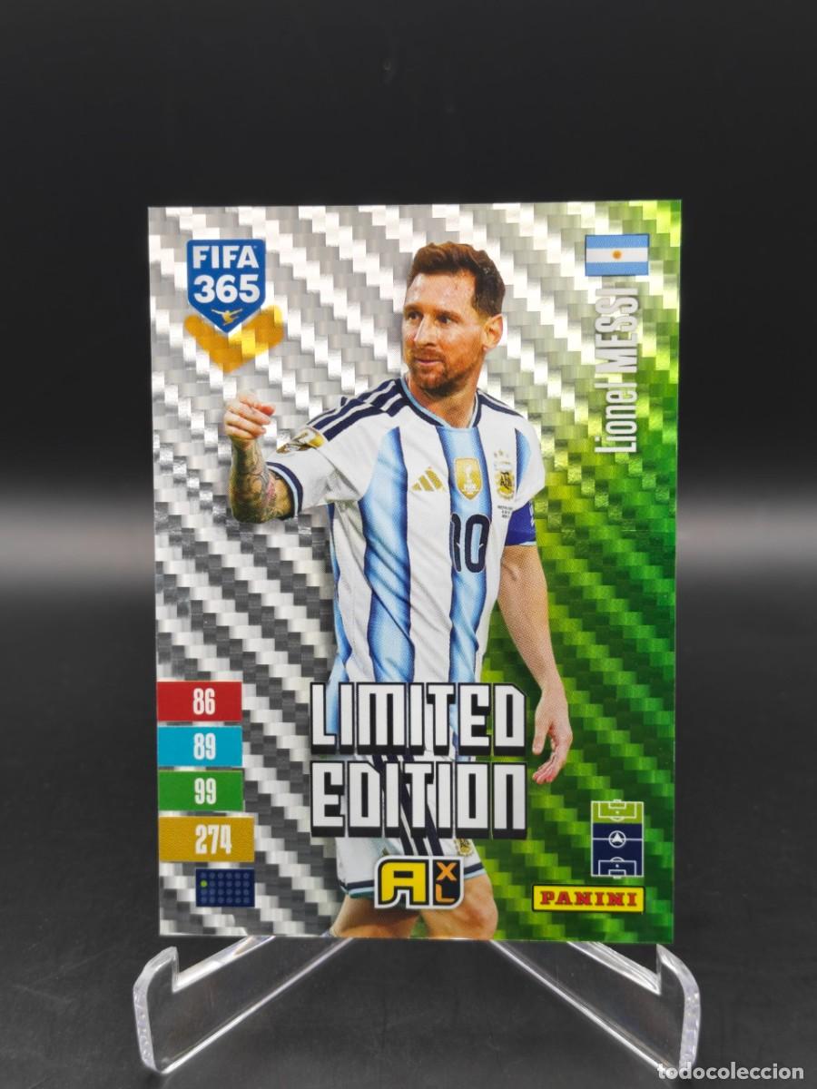 Cromos de f&uacute;tbol: Lionel Messi Adrenalyn XL FIFA 365 Limited Edition Argentina