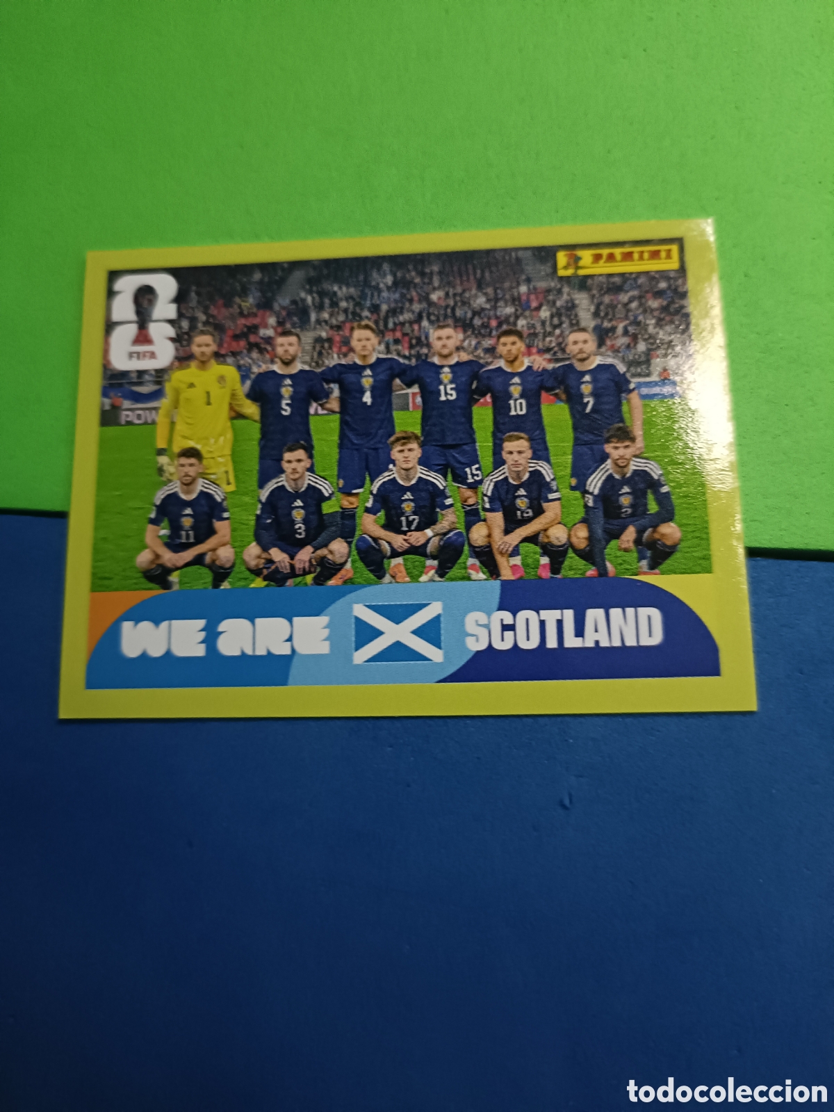 Cromos de f&uacute;tbol: Panini United Edition Mundial Fifa World cup 2026 26 sticker - SCO 13 Equipo Escocia