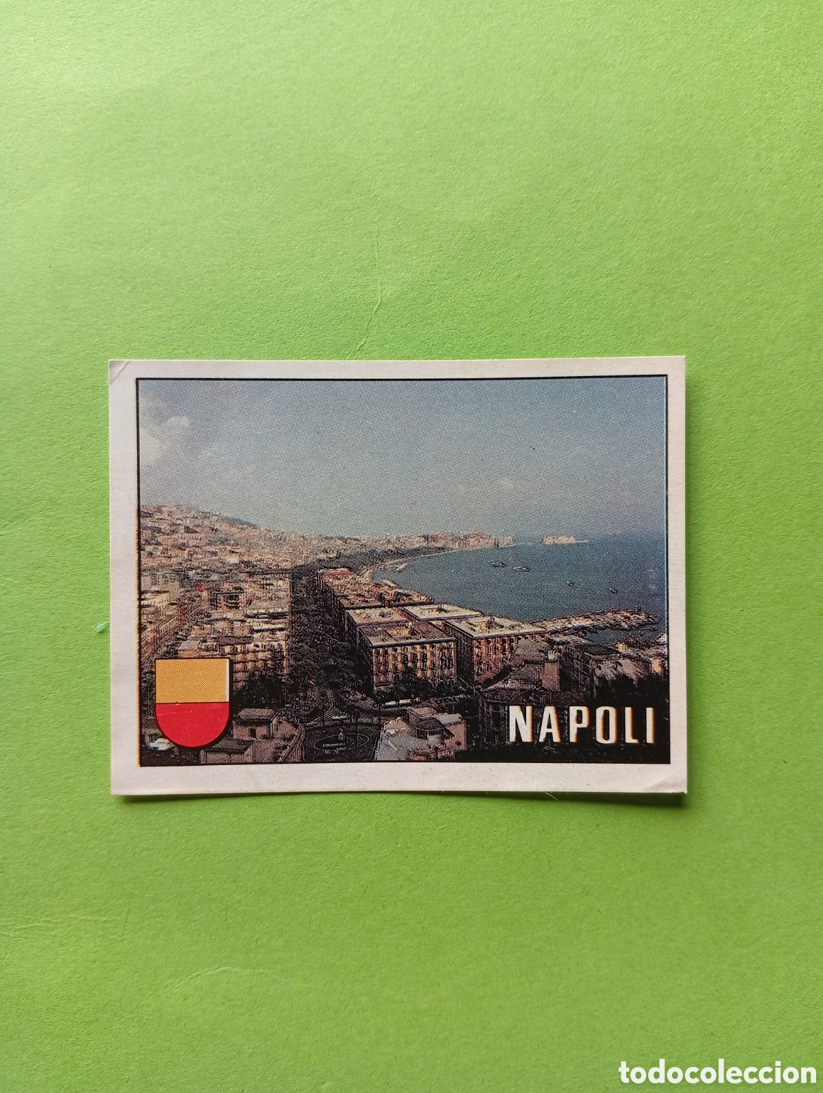 Figurine di Calcio: 1990 ITALIA 90 - N&ordm; 14 CIUDAD, NAPOLI - ED. CARVAJAL / PANINI