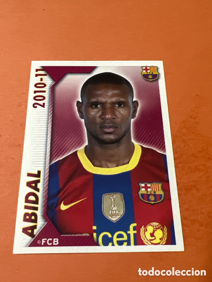 Cromos de f&uacute;tbol: C4630. 50 ABIDAL BARCELONA PANINI COLECCION OFICIAL 2010 2011 ROMO 10 11 - SIN PEGAR