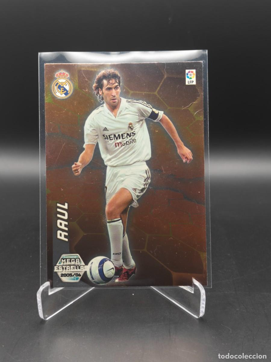 Cromos de f&uacute;tbol: Ra&uacute;l Megacracks 2005/06 Mega Estrellas #389 Real Madrid