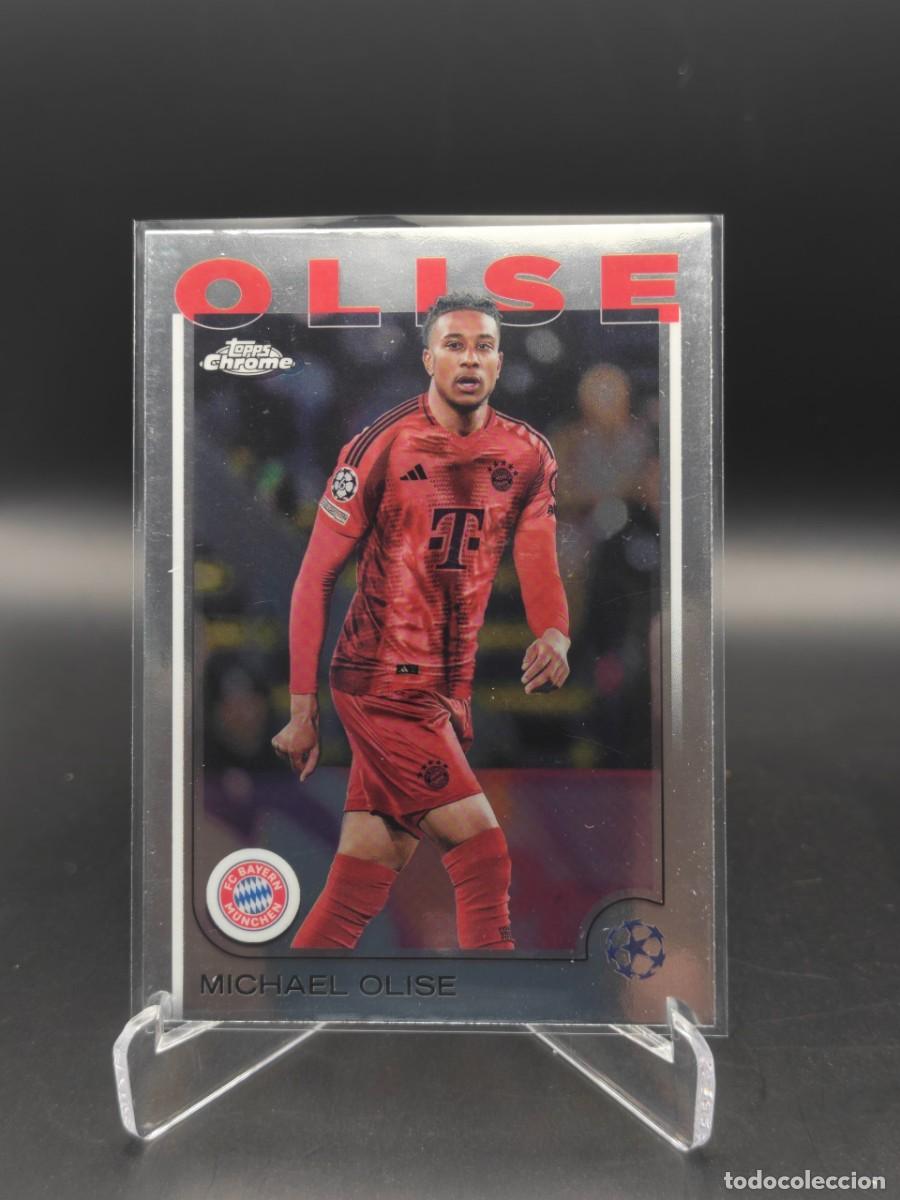 Cromos de f&uacute;tbol: Michael Olise Topps Chrome UEFA 2024/25 #81 Bayern Munich