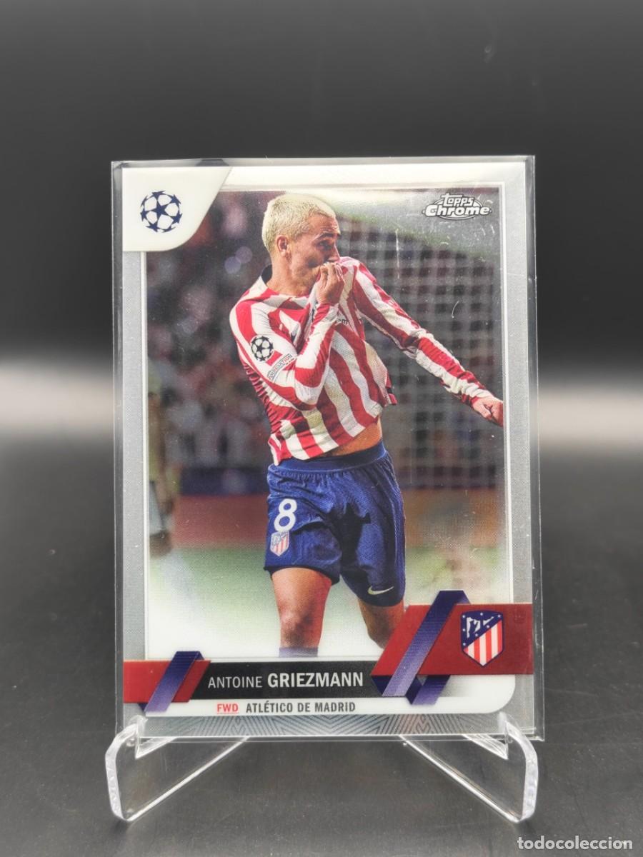 Cromos de f&uacute;tbol: Antoine Griezmann Topps Chrome UEFA 2022/23 #65 Atl&eacute;tico Madrid