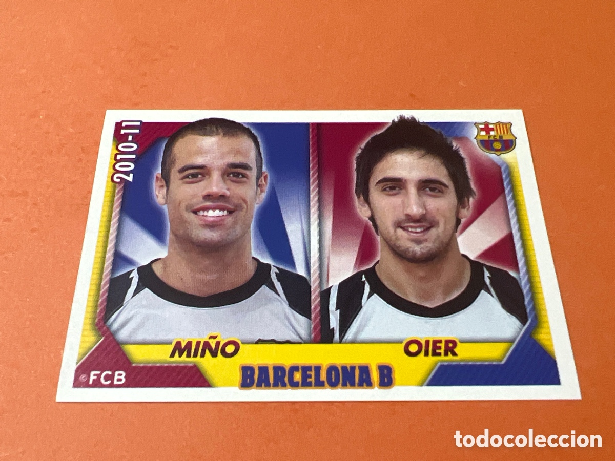 Cromos de f&uacute;tbol: C4637. 143 MI&Ntilde;O OIER EQUIPO B 2010 2011 10 11 SIN PEGAR PANINI COLECCI&Oacute;N FC BARCELONA NO LIGA ESTE