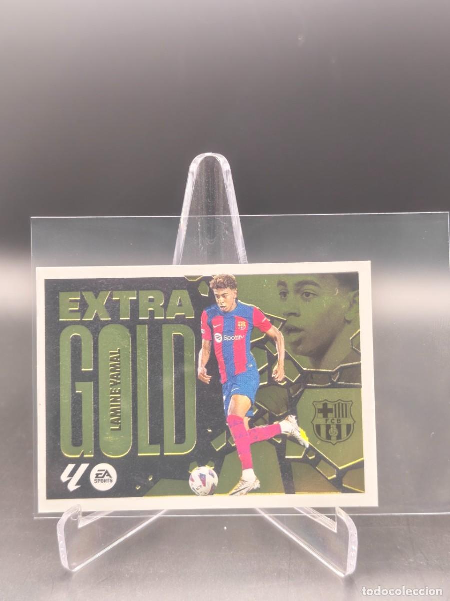 Fu&szlig;ball-Sticker: Lamine Yamal Liga Este Extra Gold FC Barcelona