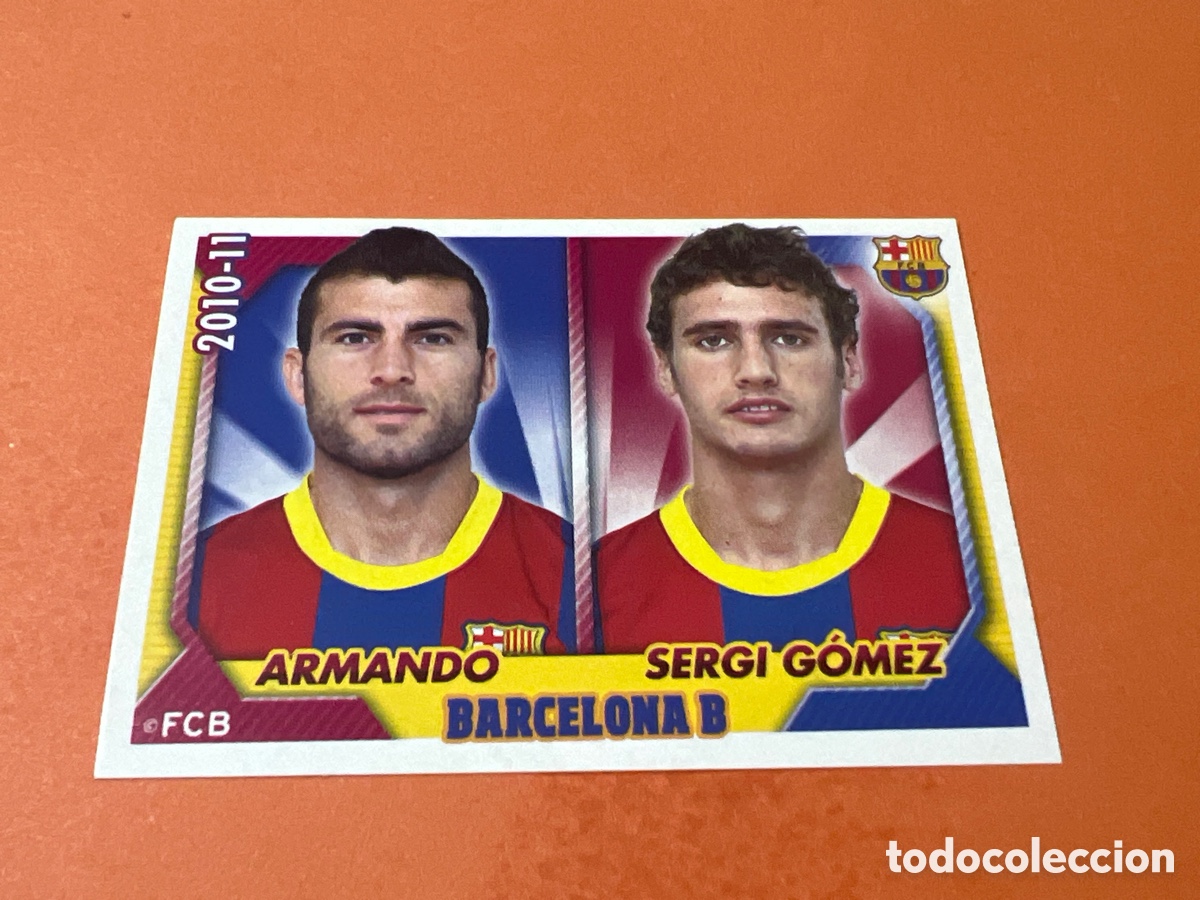 Cromos de f&uacute;tbol: C4654. COLECCI&Oacute;N OFICIAL DE CROMOS FC BARCELONA 2010 2011 146 ARMANDO SERGI G&Oacute;MEZ