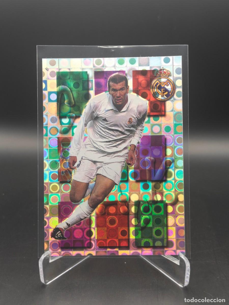 Cromos de f&uacute;tbol: Zinedine Zidane #26 holografico Real Madrid