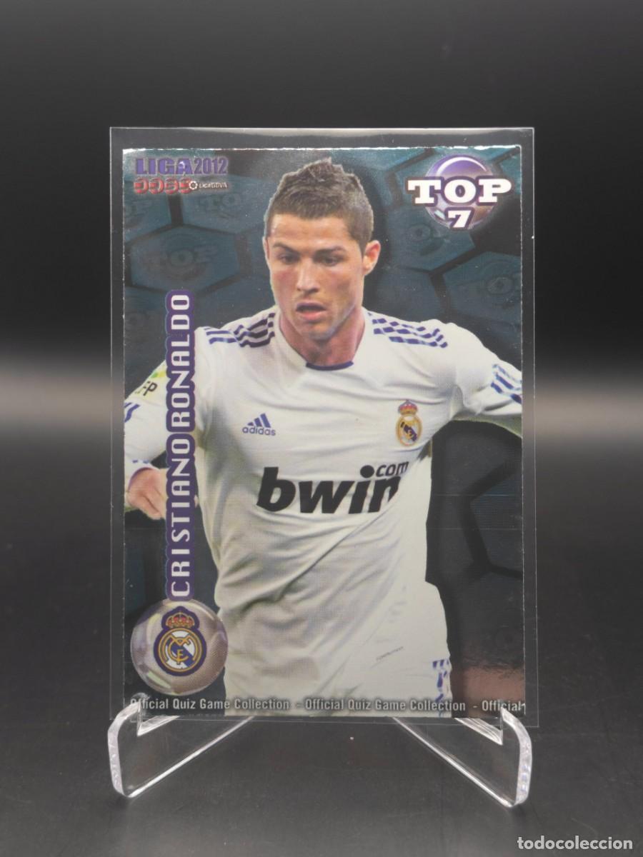 Cromos de f&uacute;tbol: Cristiano Ronaldo Mundicromo Liga 2012 Top 7 #596 Real Madrid